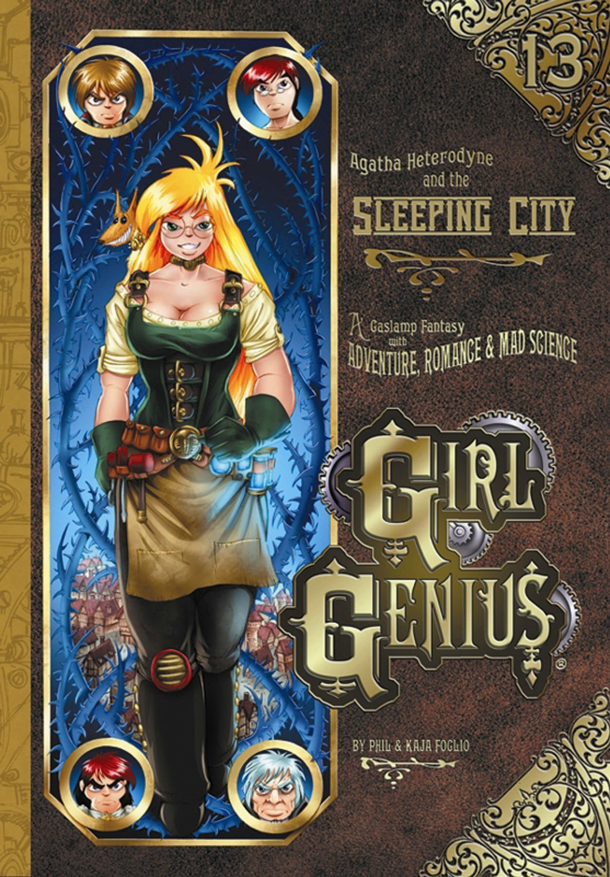 Agatha Heterodyne and the Sleeping City (Girl Genius Trade Paperback) – Perfect for Comic Book Fans & Steampunk Enthusiasts