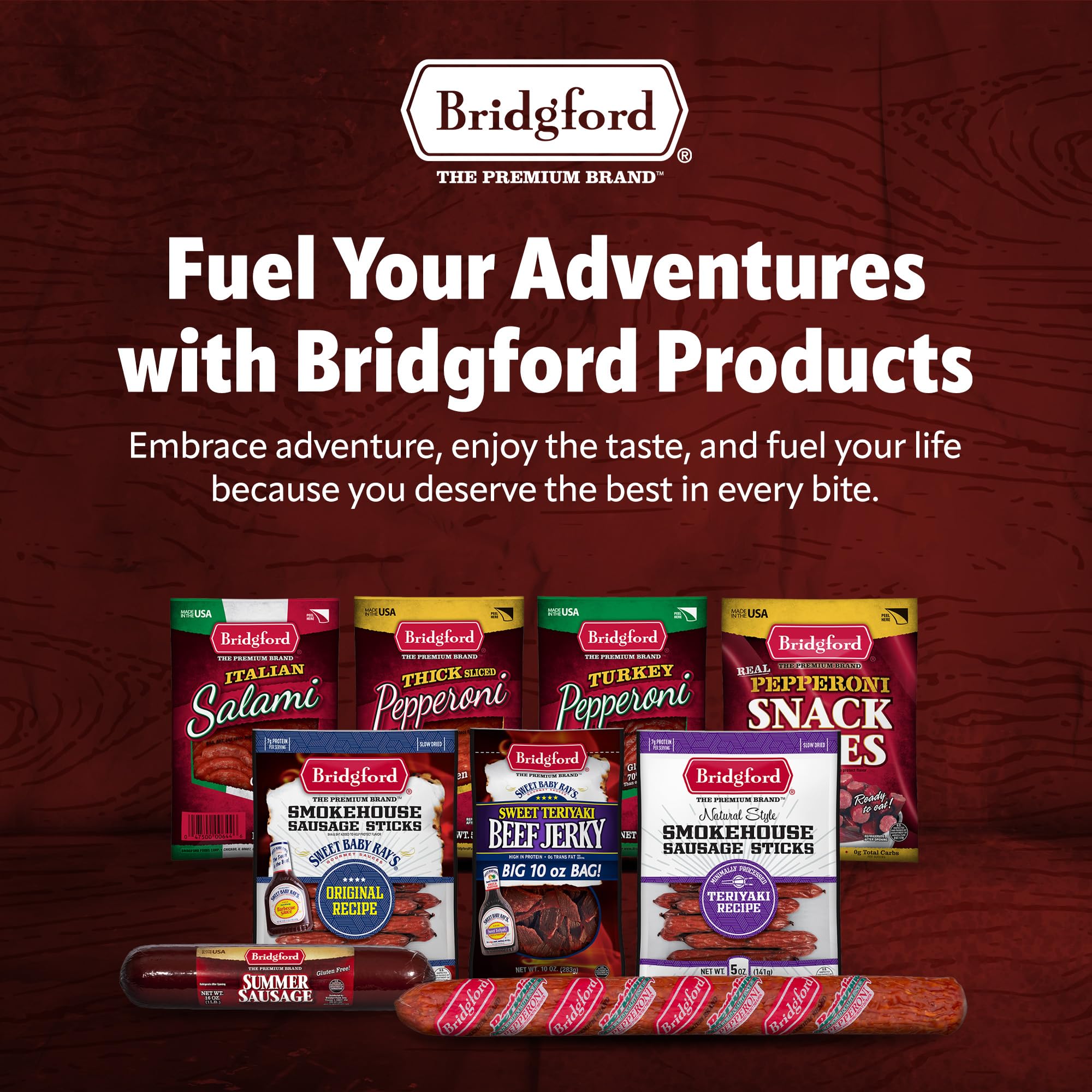 Bridgford Beef Snack Bites 4 oz (Pack of 4) - Gluten Free, Zero Carb, Keto-Friendly Meat Snacks for Adults - High Protein Ready-to-Eat Snacks for Travel, Hiking, Office & On-the-Go Lifestyle