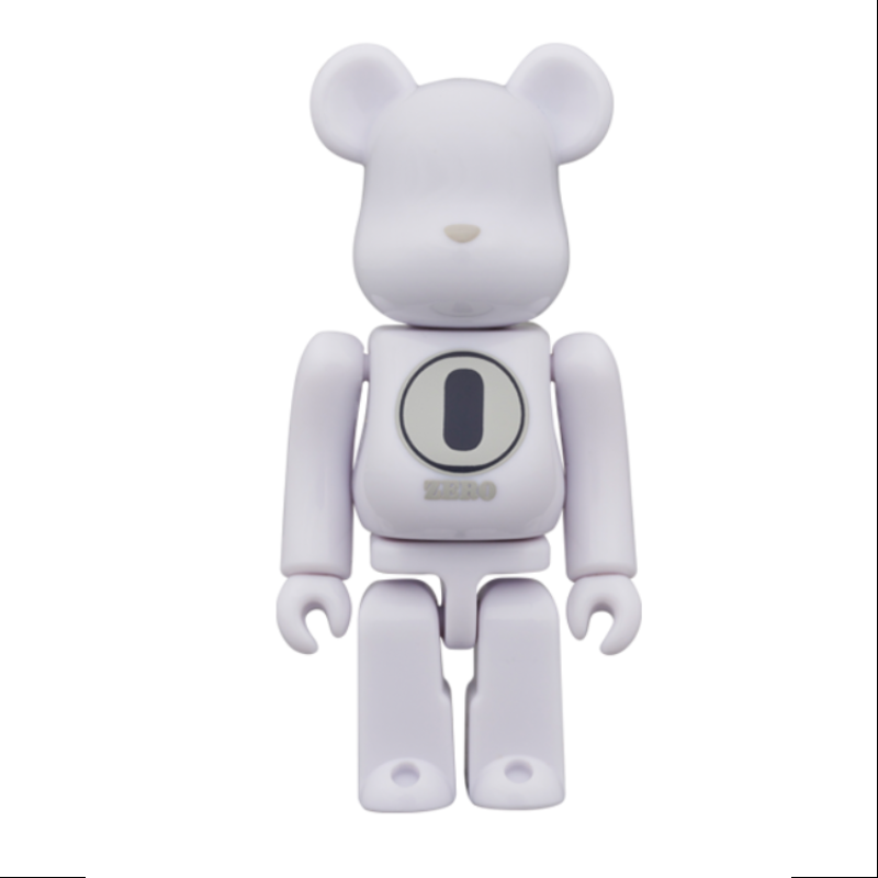 Limited Edition 2024 Be@rbrick ROBERT INDIANA x Fragment Design White 400% & 100% Collectible Figure - Perfect for Home Display, Office Decor, and Anime Enthusiast Collections