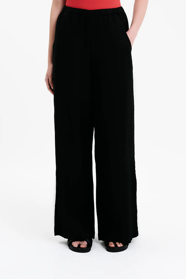 Premium Ceres Linen Pants for Women - Soft Breathable High Waisted Wide Leg Trousers - Perfect for Summer, Travel & Casual Wear