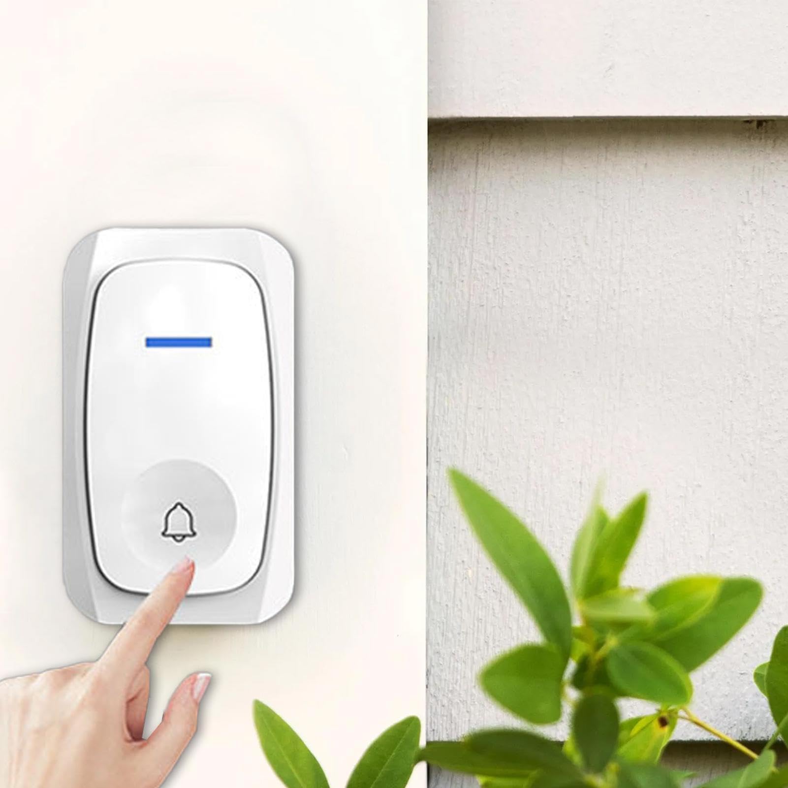 Gungtj Wireless Doorbell Set - Waterproof Home & Office Doorbell System with Easy Installation Kit | Ideal for Houses, Apartments, Business Entrances & Security Alerts