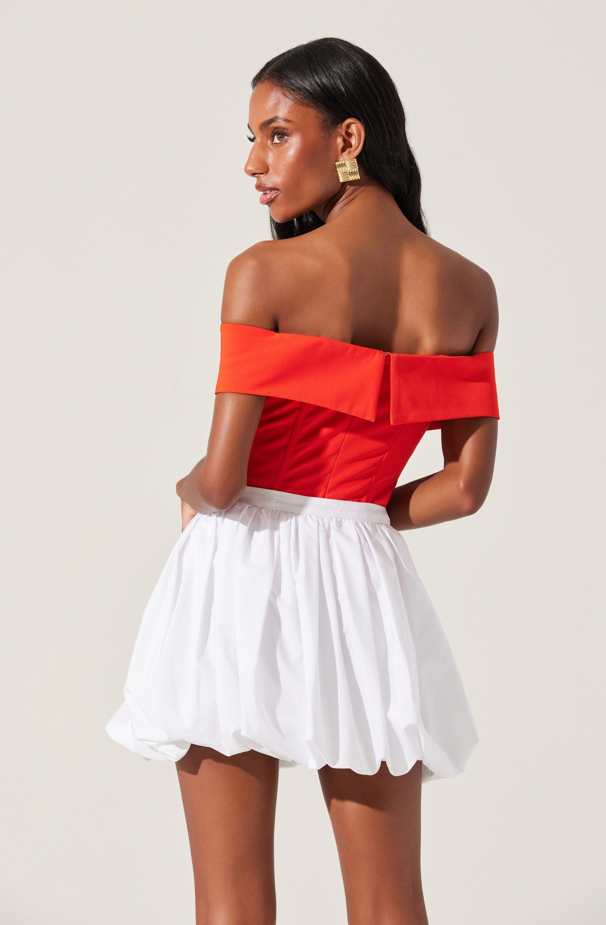 Telayna Women's Off Shoulder Bow Blouse - Elegant Ruffled Summer Tops for Casual Outings & Beach Vacations