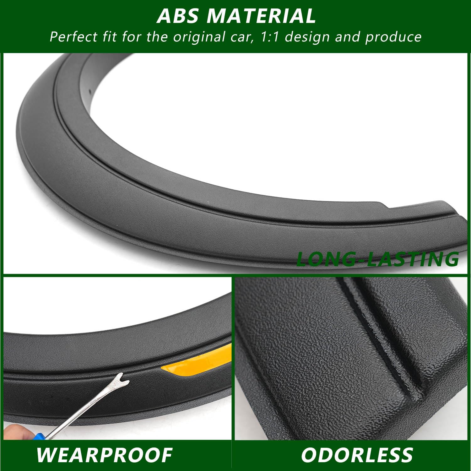 **2022-2025 Ford Maverick Fender Flares | Wheel Brow Trim Strips Replacement | Durable & Stylish Accessories for Off-Road & Urban Driving**