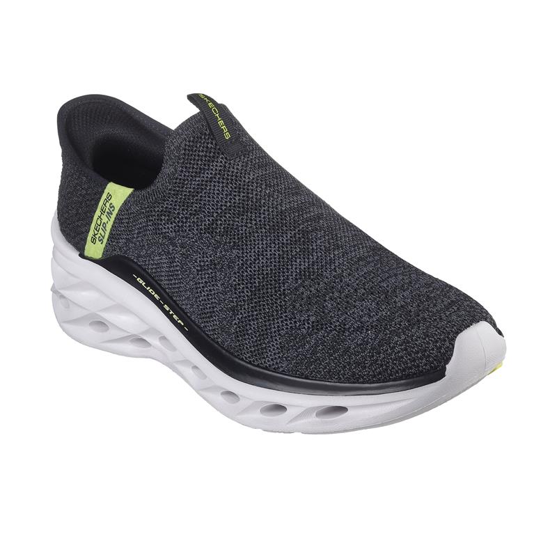 SLIP INS: GLIDE STEP SWIFT 232464/BKLM - Comfortable Slip-On Shoes for Men & Women - Perfect for Walking, Running, and Casual Wear
