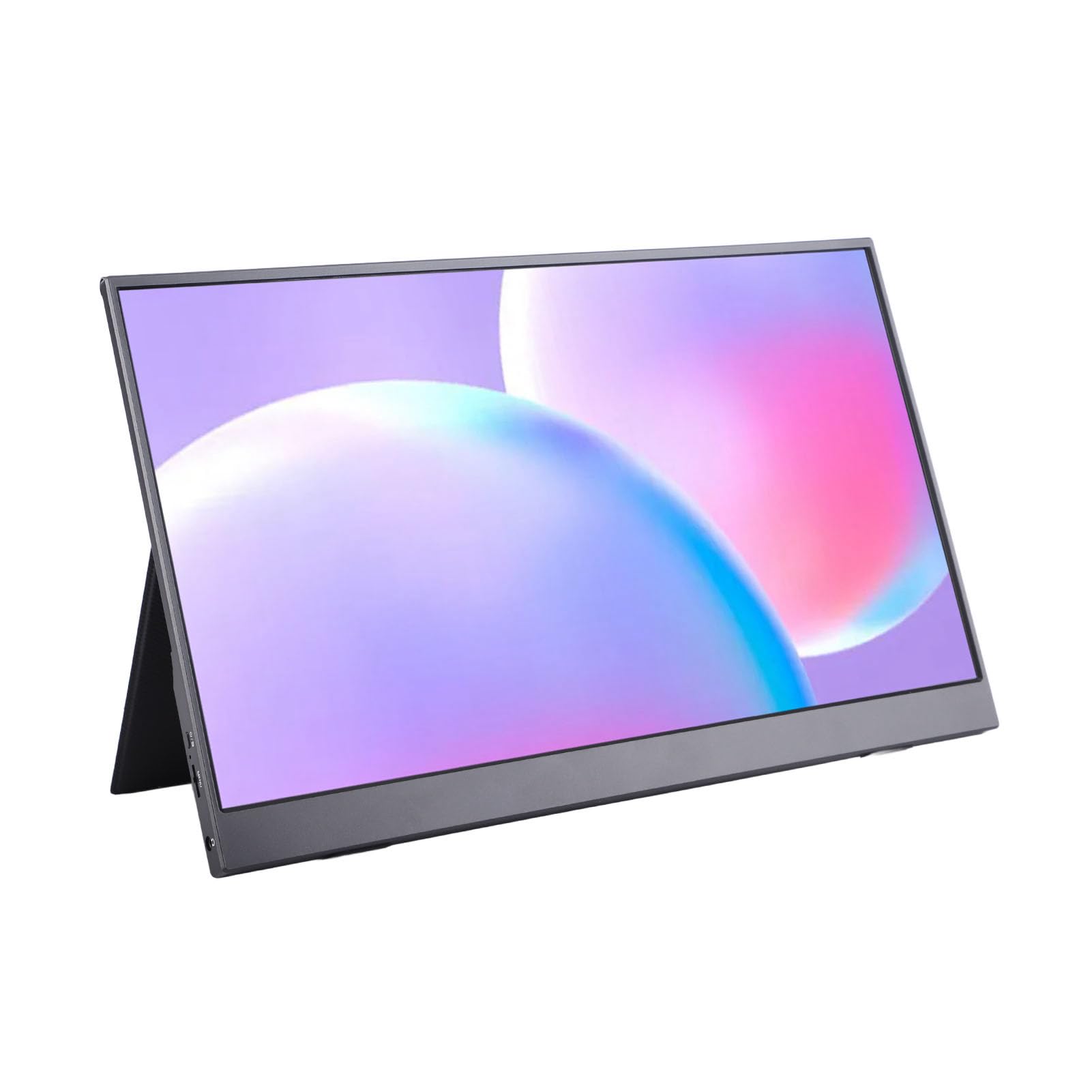 15.6 Inch Denash Portable IPS Monitor - 1920x1080 Full HD Resolution, HDR Technology, Wide Compatibility with Multimedia Interface for Laptop (EU Plug) - Perfect for Home Office, Gaming & Business Presentations