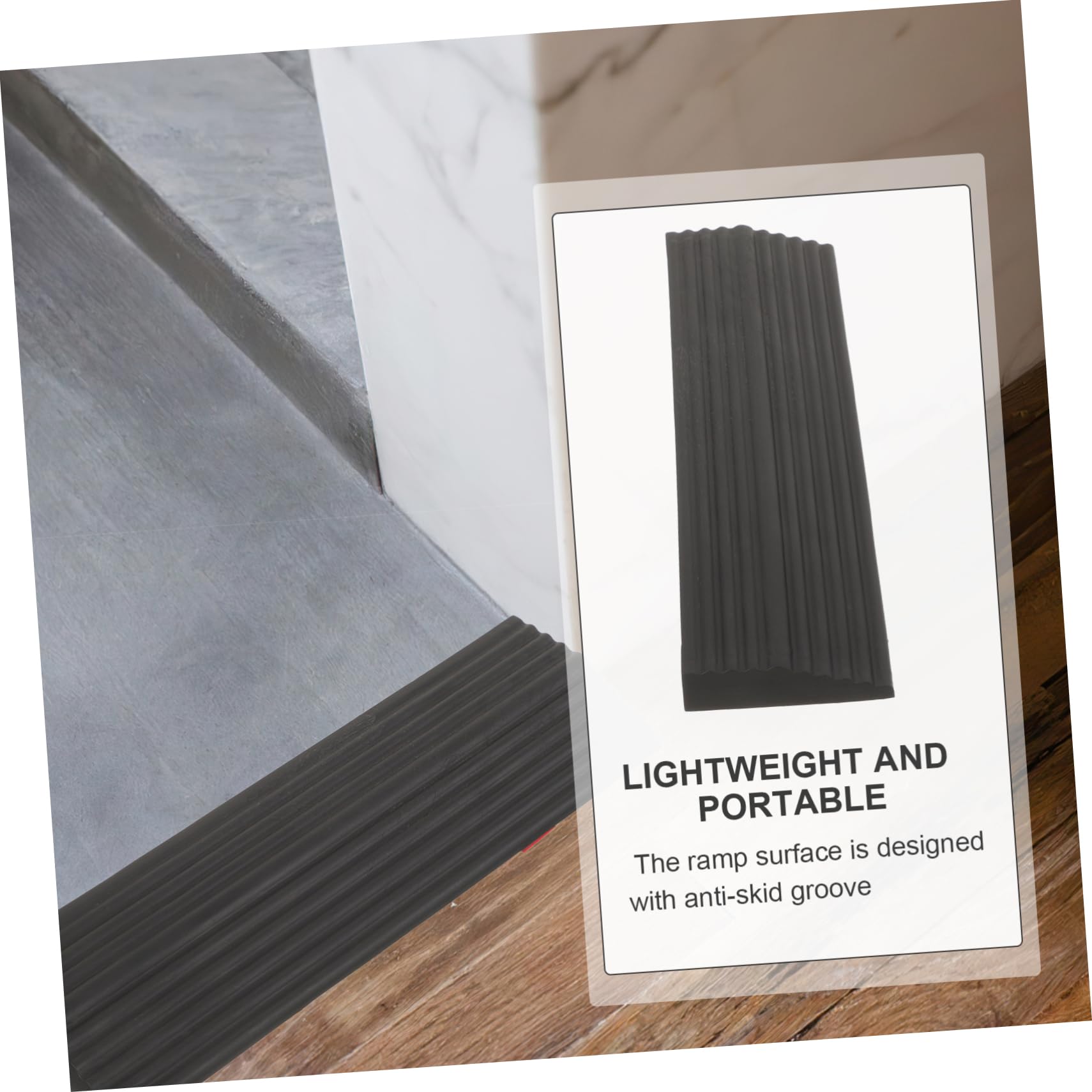 Portable Threshold Ramp for Robot Vacuums - Indoor Slope Mat for Easy Home Access - Durable Entry Ramp for Wheelchairs, Walkers & Mobility Scooters - Perfect for Doorways, Steps & Uneven Surfaces