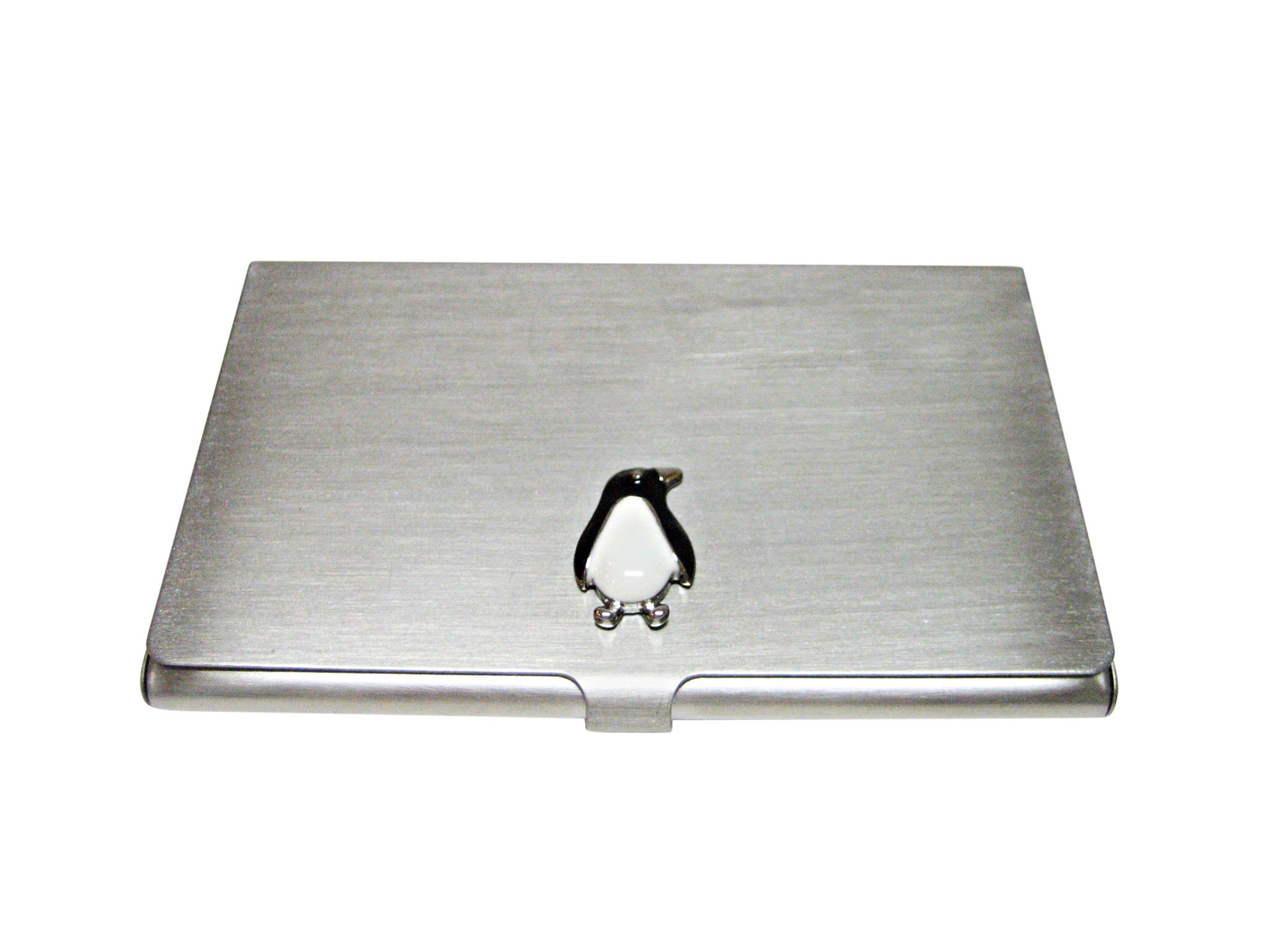 Premium Penguin-Themed Business Card Holder - Elegant & Durable Metal Card Case for Networking, Office & Gifts - Perfect for Professionals, Executives & Corporate Events