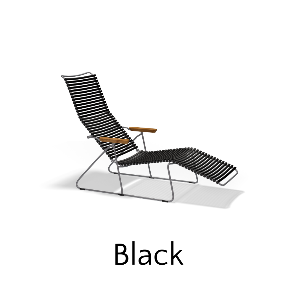 CLICK Premium Sun Lounger - Adjustable Outdoor Chaise Lounge for Pool, Beach & Patio - Comfortable & Durable Sunbathing Chair for Relaxing in Backyard, Garden or Deck