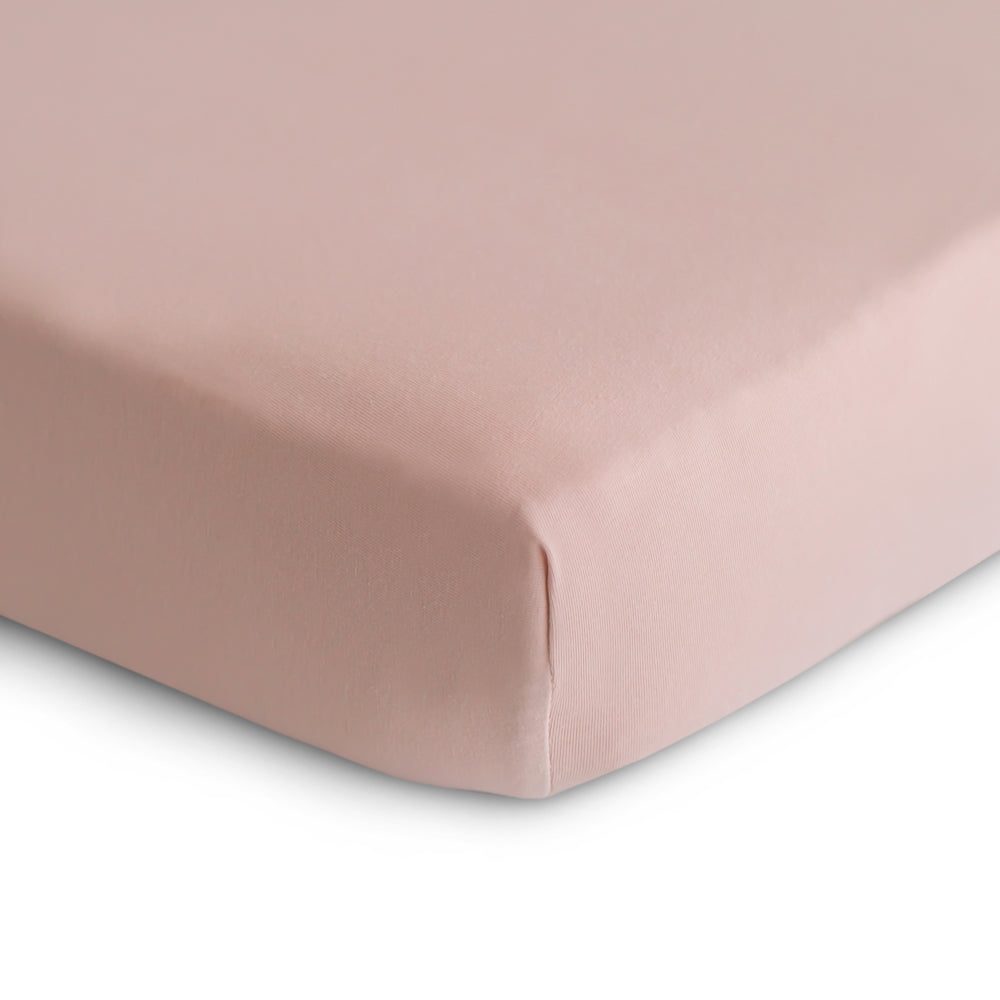 Breathable Stretchy Crib Sheet - Soft Organic Cotton Fitted Baby Crib Mattress Cover - Perfect for Nursery, Daycare & Travel Use