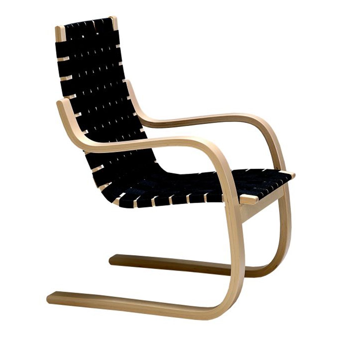 Artek Alvar Aalto 406 Armchair - Iconic Scandinavian Modern Lounge Chair for Living Room, Office & Reading Nook | Mid-Century Designer Furniture