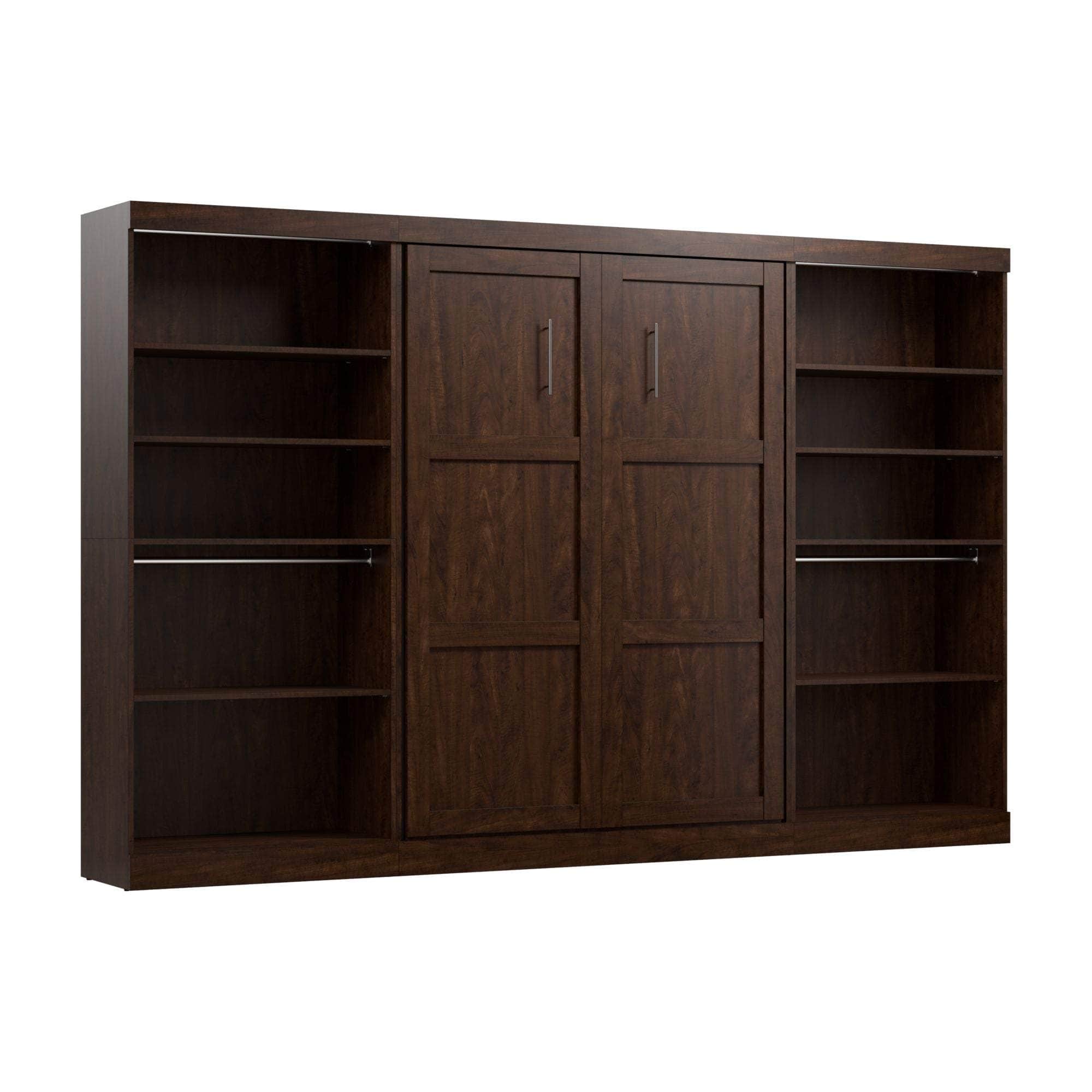 Pur Full Murphy Wall Bed with 2 Storage Units (131