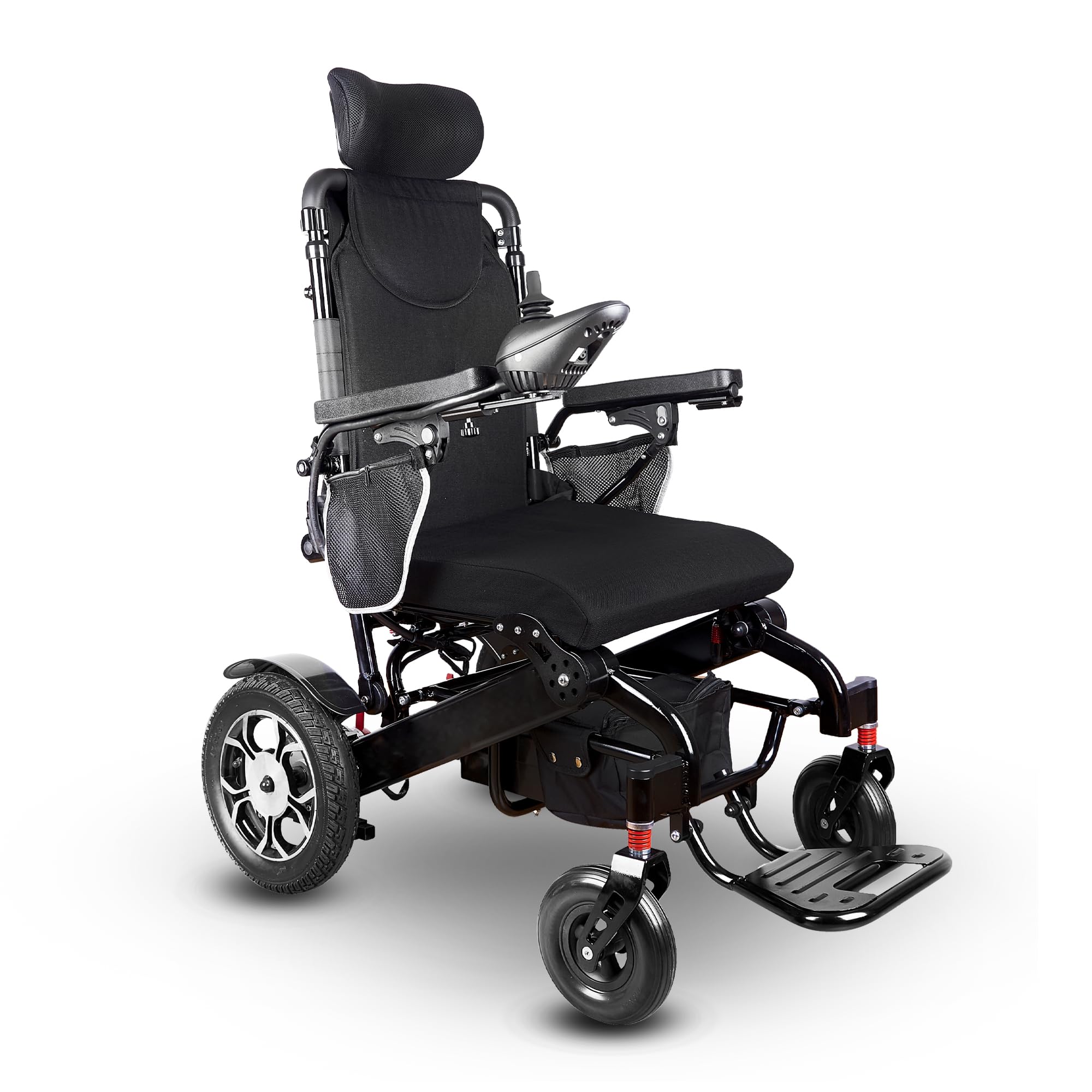 **Culver Mobility Shawk Electric Wheelchair for Adults - All-Terrain, Lightweight, Foldable Power Wheelchair with Remote Control - Comfortable Motorized Mobility Aid (Black) - Ideal for Indoor & Outdoor Use, Travel, and Daily Commuting**