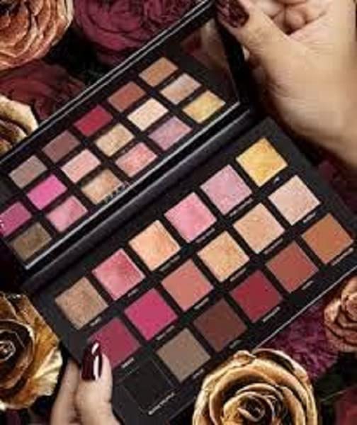 RJguddu Tya Fashion 6155 16-Piece Multicolor Makeup Kit with 7 Black Brushes, Rose Gold Eyeshadow Palette, 36H Kajal, 3-in-1 Eyeliner, Mascara, Eyebrow Pencil, Eyelash Curler & Beauty Blender – Perfect for Professional Makeup Artists & Beginners | Great for Parties, Weddings & Everyday Glam