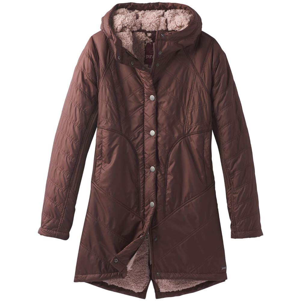 prAna Women's Diva Long Jacket - Lightweight Water-Resistant Outdoor Jacket for Hiking, Travel & Everyday Wear
