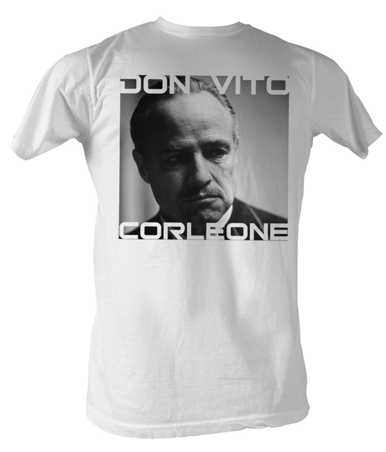 The Godfather Movie T-Shirt - Don Vito Corleone Cotton White Tee for Men - Perfect for Movie Fans, Cosplay & Casual Wear