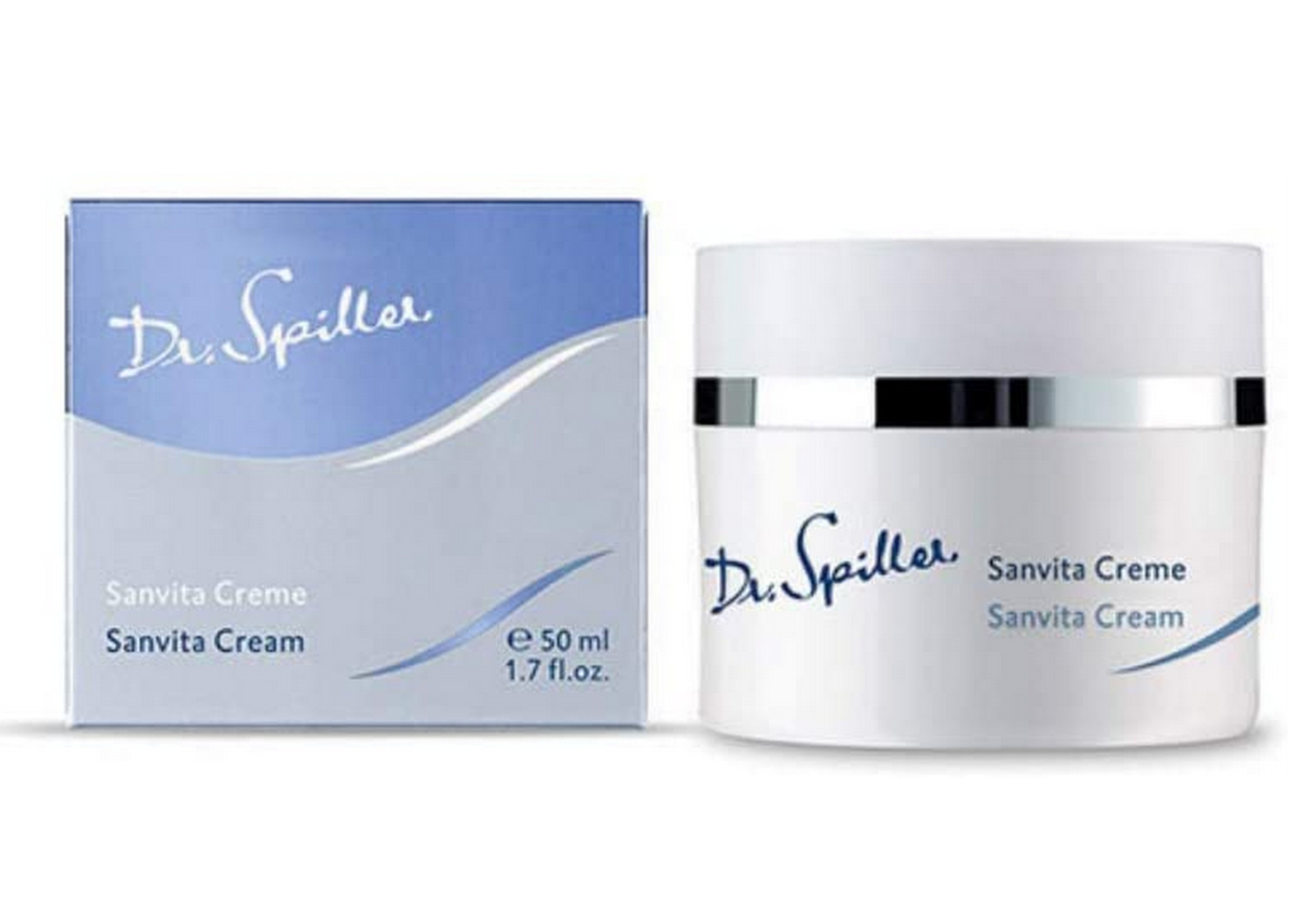 Dr. Spiller Sanvita Anti-Aging Cream 50ml - Hydrating Moisturizer for Face & Neck, Wrinkle Reduction & Skin Rejuvenation - Perfect for Daily Skincare Routine & Salon Treatments