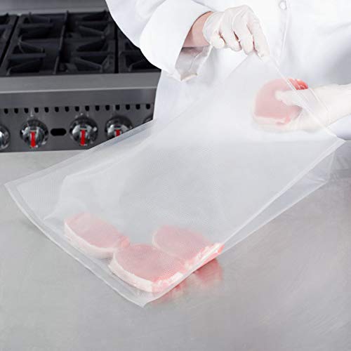 APQ 500 Pack Clear 16x22 Laminated Vacuum Pouches - 3 Mil Thick Poly-Nylon Food Storage Bags for Vacuum Sealing | Ideal for Food Preservation, Meal Prep & Industrial Packaging