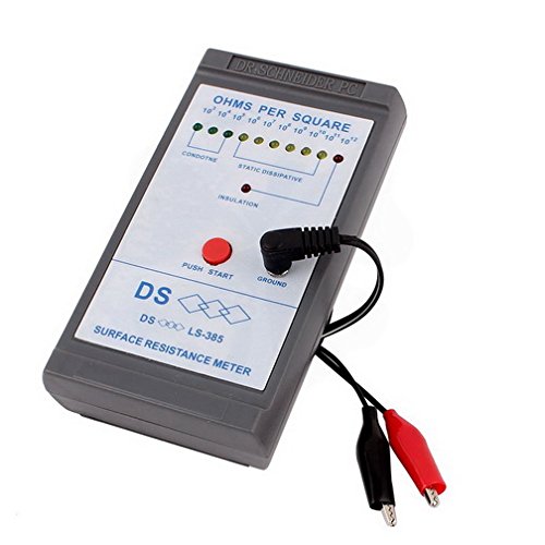 Surface Resistance Electrostatic Tester Meter - Digital Static Electricity Tester for Home & Industrial Use | Perfect for ESD Testing, Electronics Workbench, and Anti-Static Floor Measurement