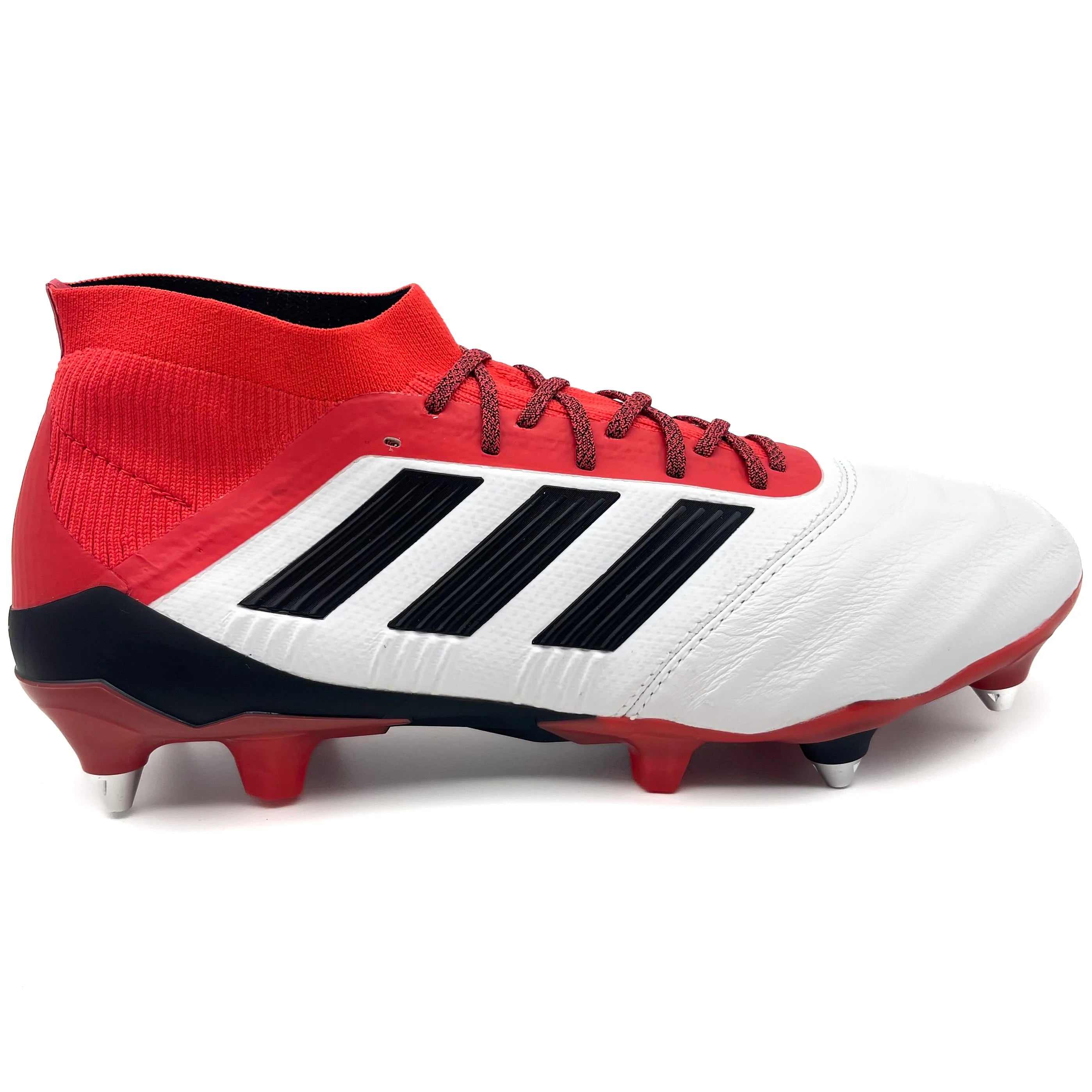 Adidas Predator 18.1 SG Firm Ground Soccer Cleats - Red Football Boots for Men | Perfect for Professional Matches & Training on Natural Grass