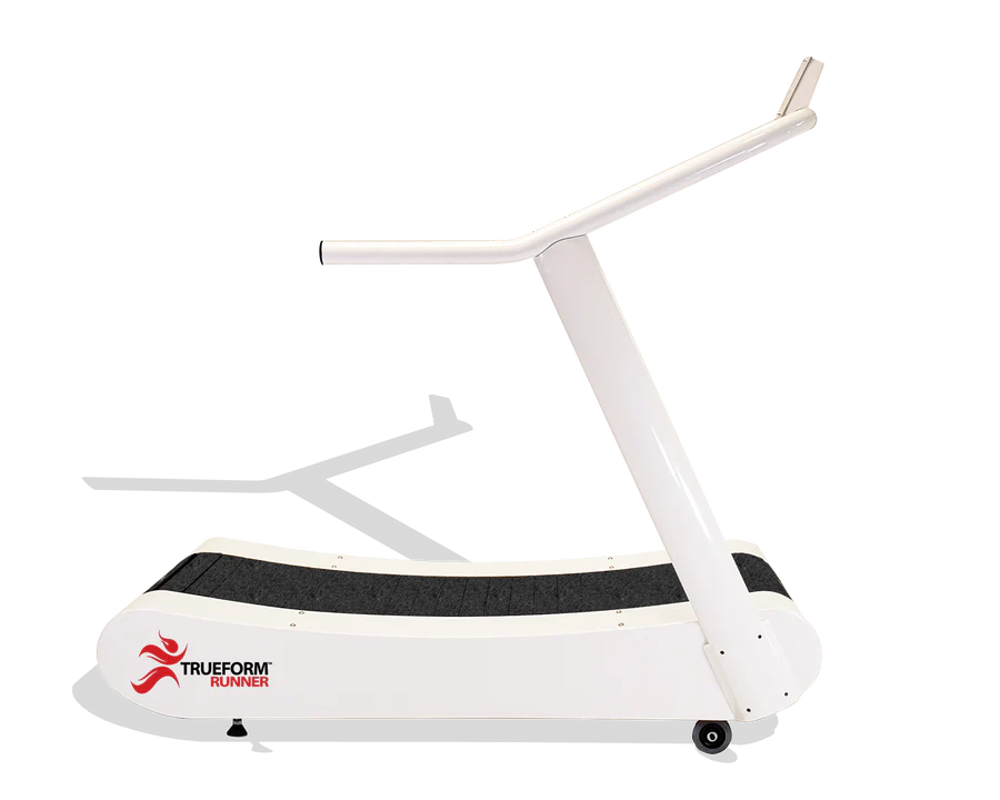TrueForm RUNNER Non-Motorized Curved Treadmill for Home Gym - White | Professional Running Trainer for Indoor Fitness & Cardio Workouts