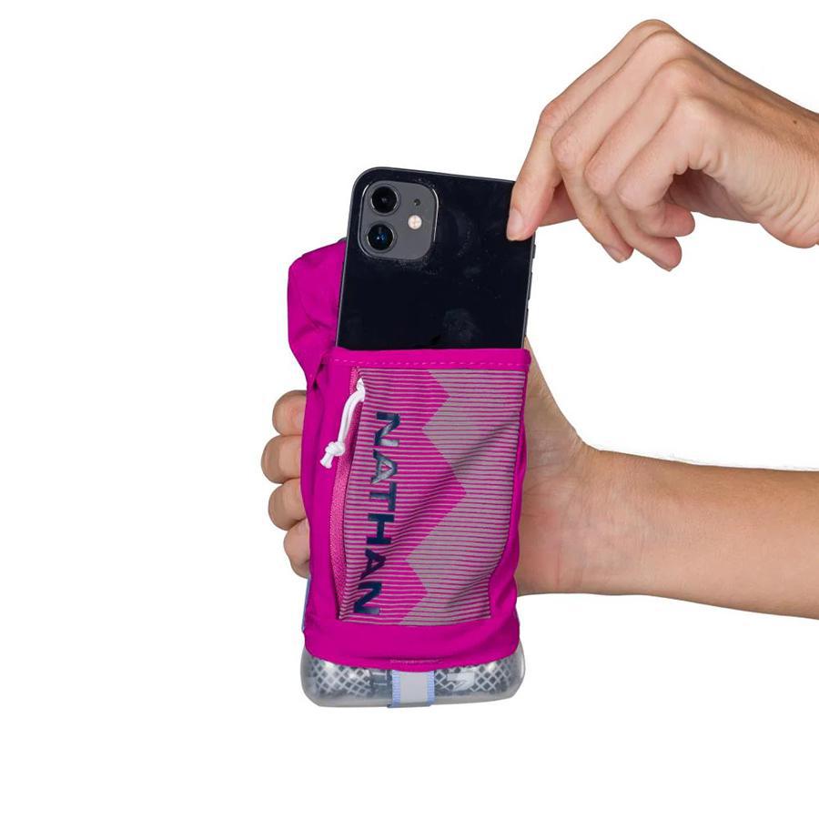 QuickSqueeze Plus 12oz Insulated Handheld Water Bottle - Leakproof & Durable for Gym, Hiking, Travel & Outdoor Activities