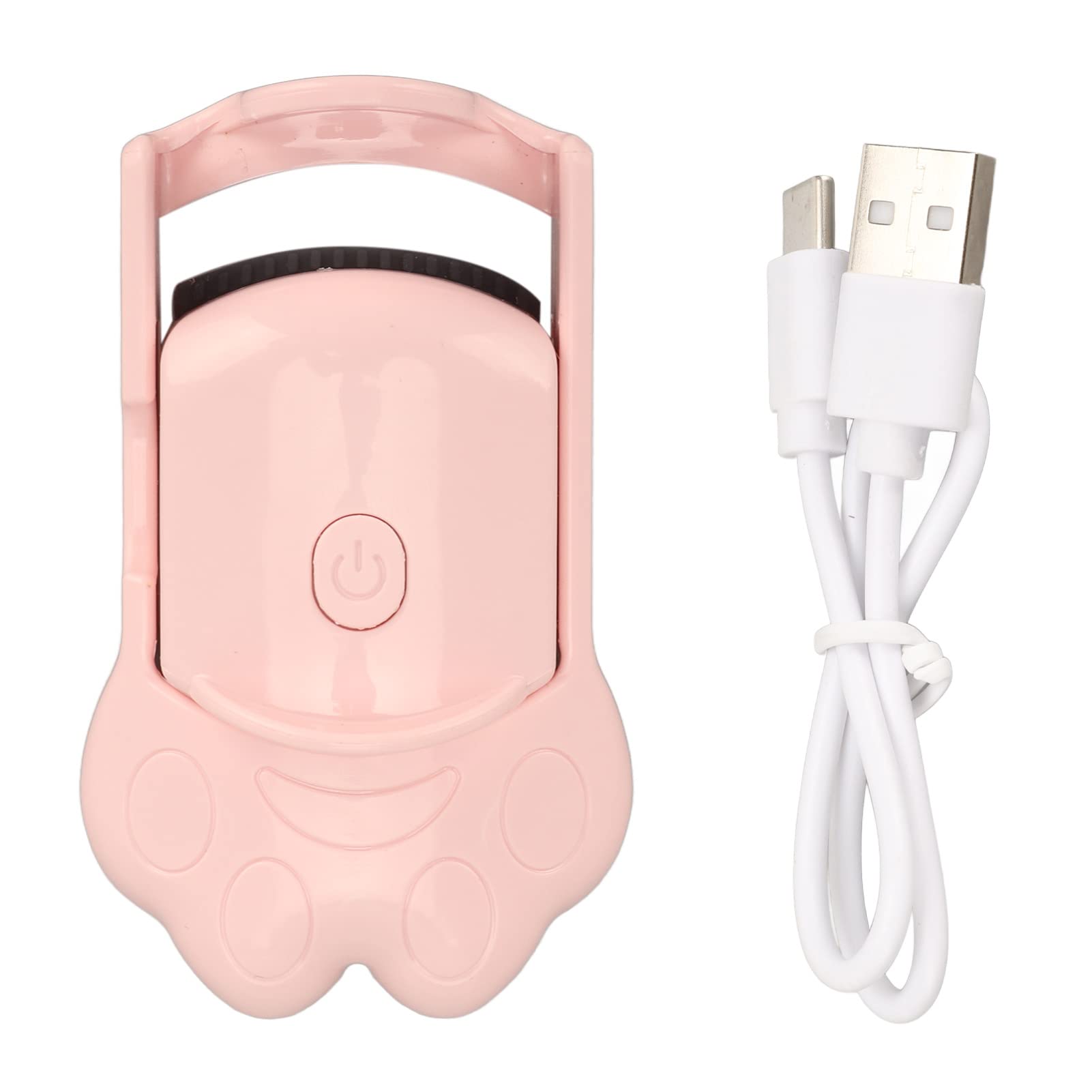 Heated Eyelash Curler with 2 Temperature Settings - Auto Shutoff & Constant Heat - Professional Lash Curling Tool for Women (Pink) | Perfect for Salon Use, Home Beauty Routine & Travel Makeup Kit