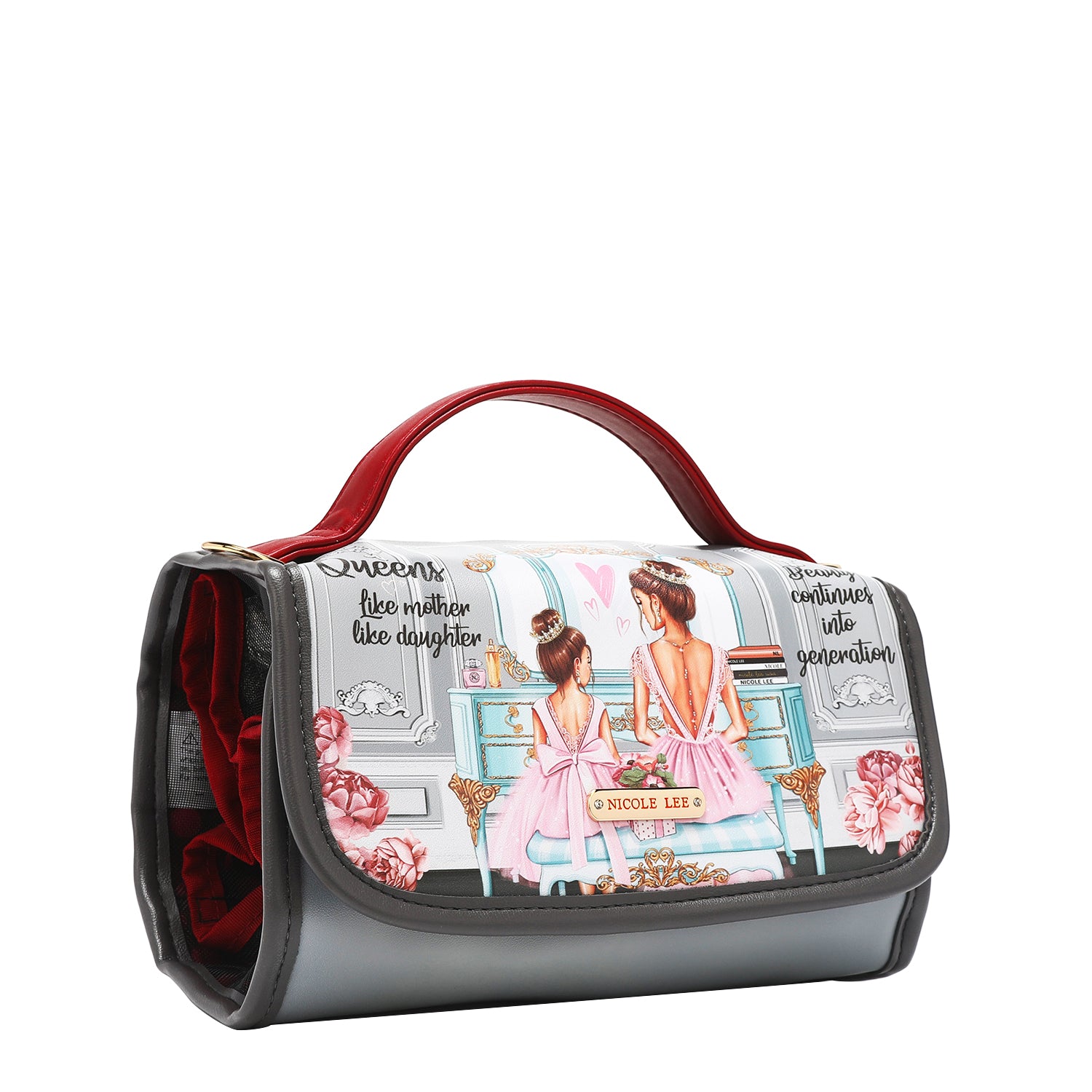 Hanging Cosmetic Travel Bag - Waterproof Makeup Organizer with Multiple Pockets for Toiletries, Perfect for Travel, Gym, and Daily Use
