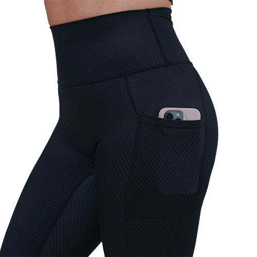 Premium Carbon Fiber Leggings for Women - High-Performance Workout & Yoga Pants - Sweat-Wicking, Breathable & Tummy Control - Perfect for Gym, Running & Active Lifestyle