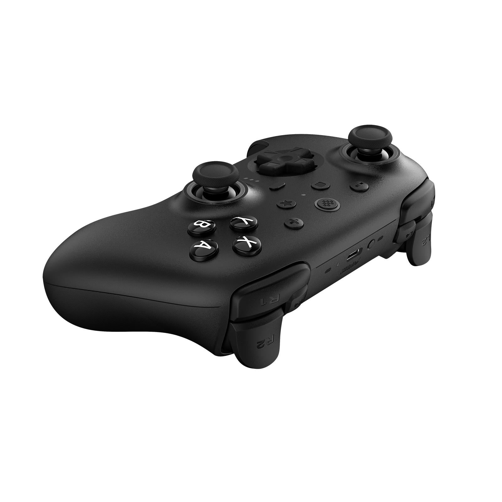 8BitDo Ultimate Bluetooth Controller for Nintendo Switch, PC, Android - Wireless Gamepad with Hall Effect Joystick, Adjustable Triggers, Motion Controls (Black) - Perfect for Gaming, Streaming & Esports
