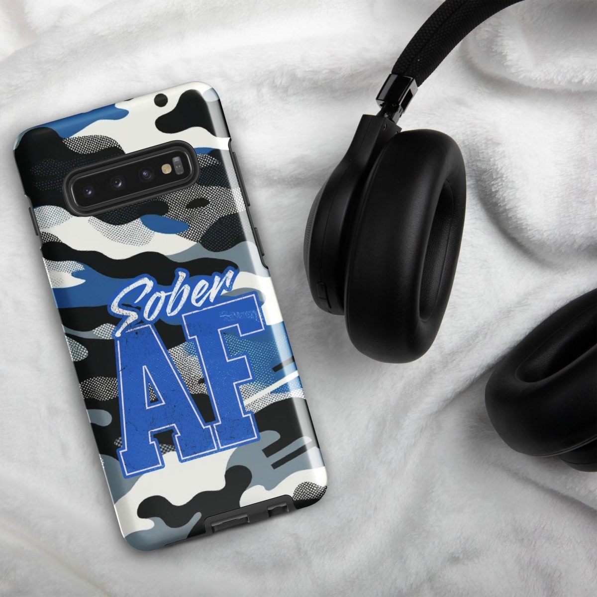 Camo Courage Samsung Tough Case - Durable Protective Cover for Samsung Phones - Perfect for Outdoor Adventures & Military Style