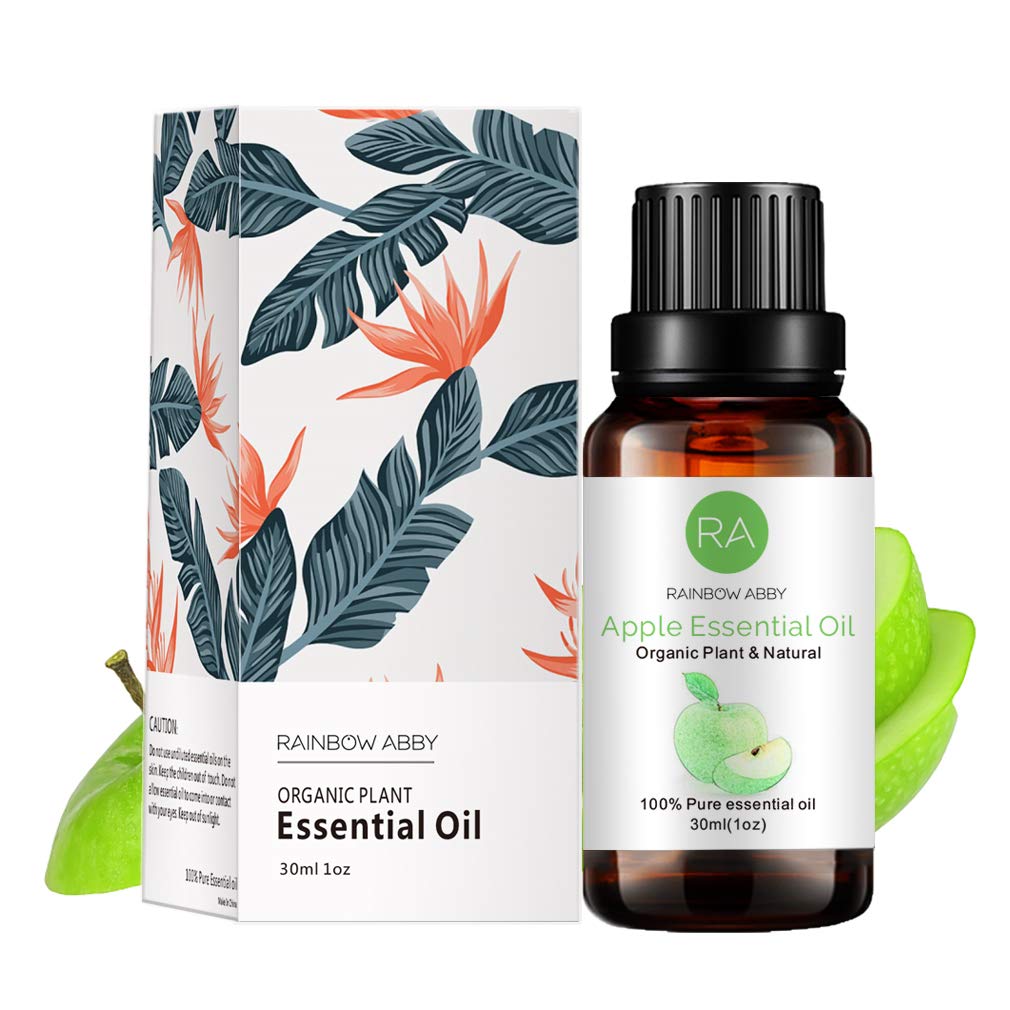 100% Pure Natural Organic Apple Essential Oil (30ML) - Aromatherapy Oil for Diffusers, Massage, Skin Care, Yoga & Better Sleep | Perfect for Relaxation, Stress Relief & Home Spa