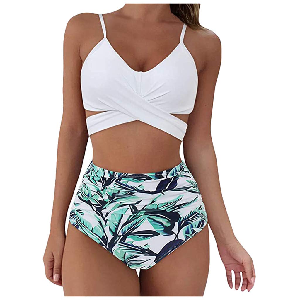 **Women's 2 Piece Push Up Bikini Set - High Waist Bathing Suit & Modibodi Period Swimwear - Perfect for Beach, Pool & Summer Vacations**