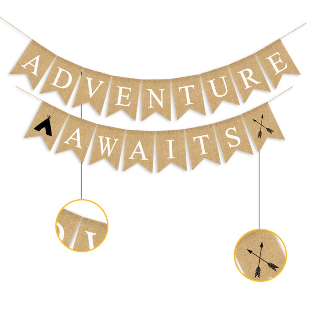Bon Voyage Banner - Travel Themed Party Decorations for Baby Showers, Weddings & Retirement Parties | Perfect for Going Away Celebrations & Moving Parties