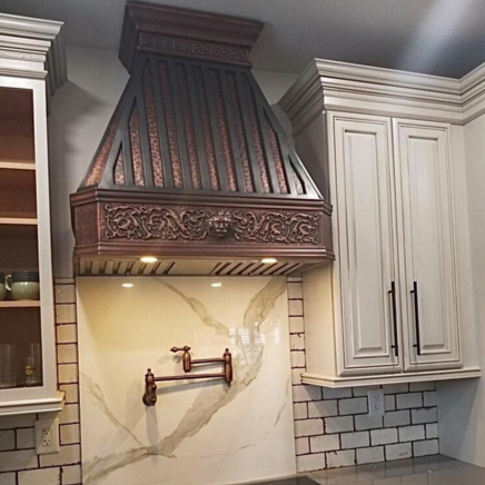 RHM Custom Copper Range Hood - Royalty Style for Brad | Premium Kitchen Ventilation for Modern & Classic Homes | Perfect for Gourmet Cooking & Elegant Kitchen Decor