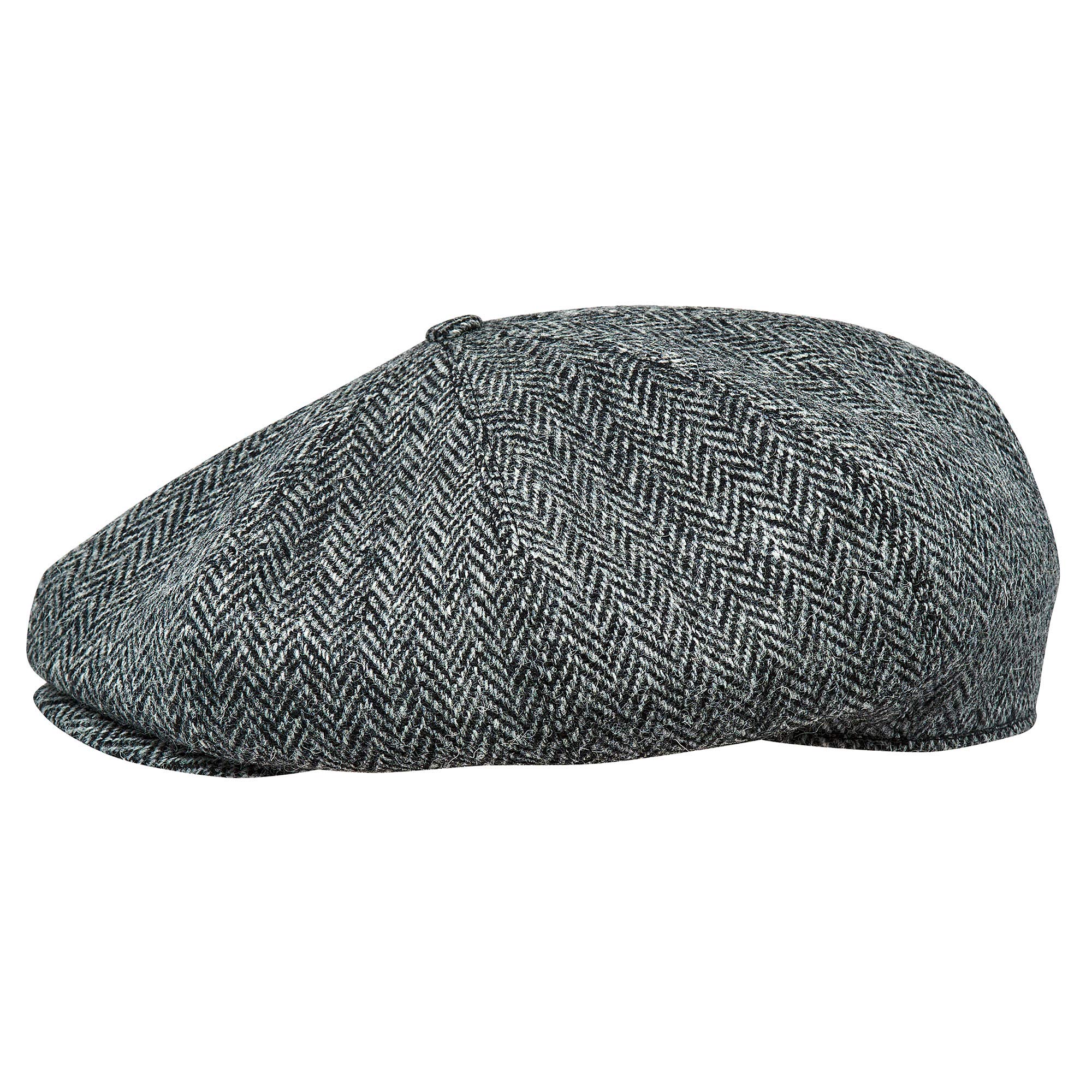 Sterkowski Peaky Blinders Cap for Men - 100% Harris Tweed Newsboy Hat | Classic 8-Panel Elegant Flat Cap | Perfect for Vintage Style, Cosplay & Winter Fashion
