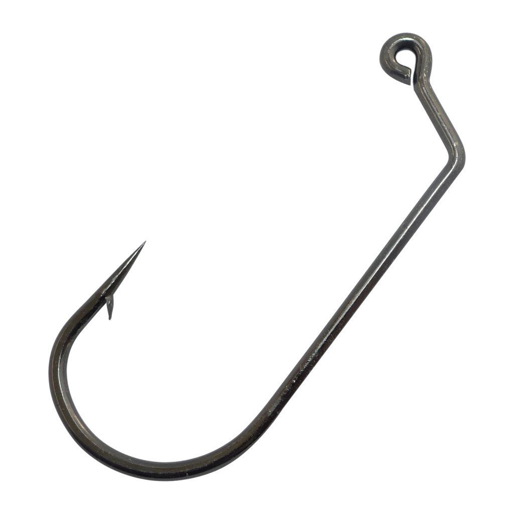 Sharp Tactical Jig Fishing Hooks - High Carbon Steel Fly Hooks with Barb (Size 2#, 50Pcs) - Perfect for Bass, Trout, and Saltwater Fishing
