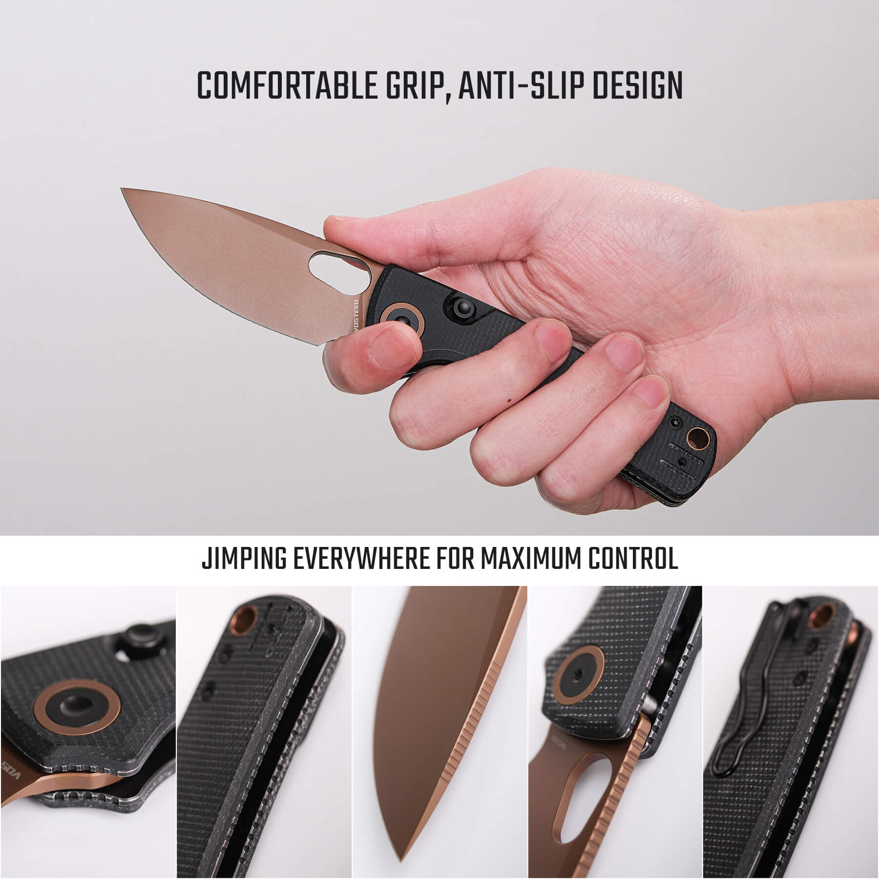 Porcupine Top Liner Lock Folding Knife - 2.99