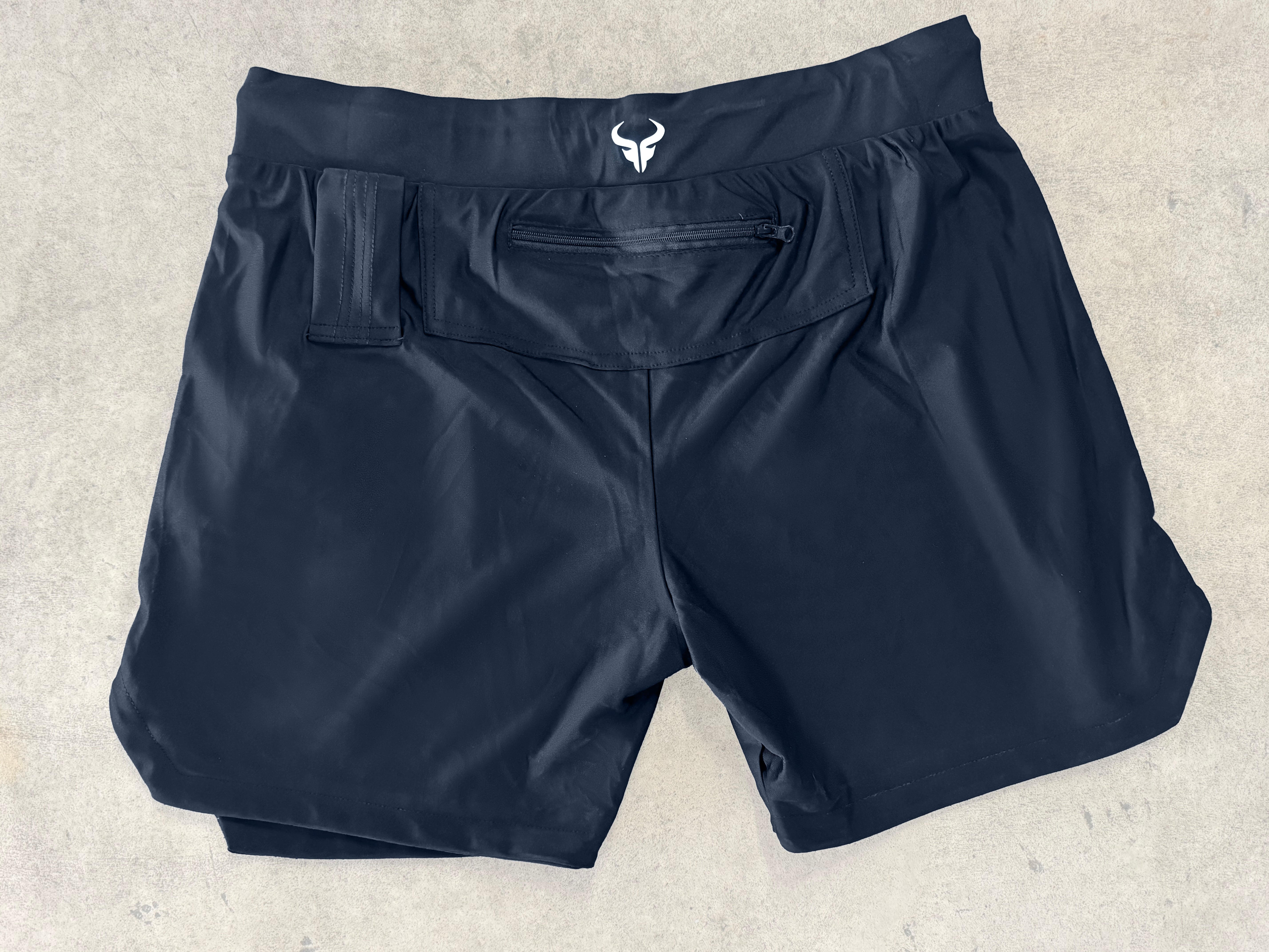 Cerus Black Fusion Linerless Running Shorts for Men - Lightweight Quick-Dry Gym Workout Shorts with Pockets for Jogging, Training & Active Lifestyle