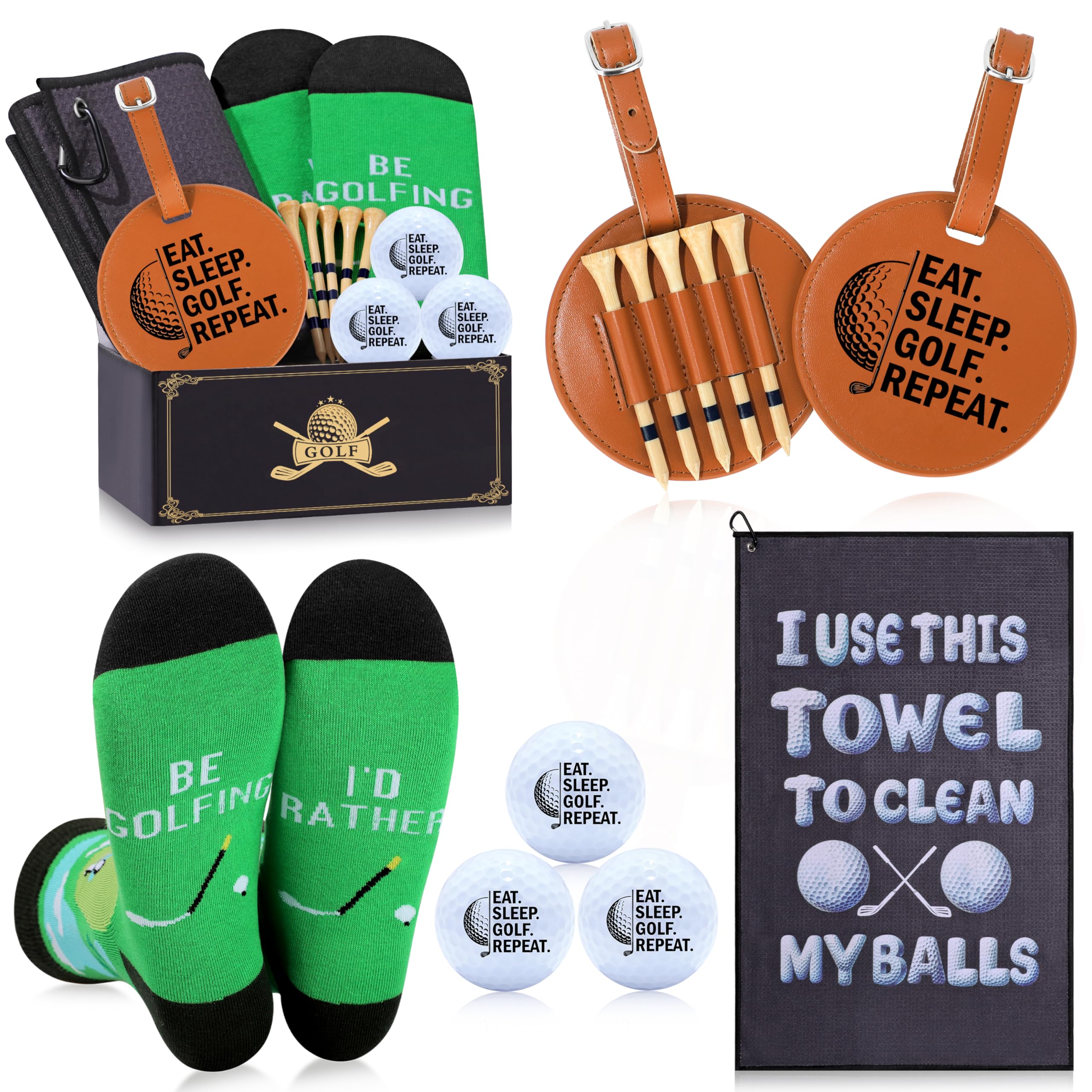 Premium Golf Gifts for Men - Unique Christmas Golf Presents for Dad & Husband - Perfect Golf Accessories for Golf Enthusiasts - Ideal for Birthdays, Father's Day & Holiday Gifting