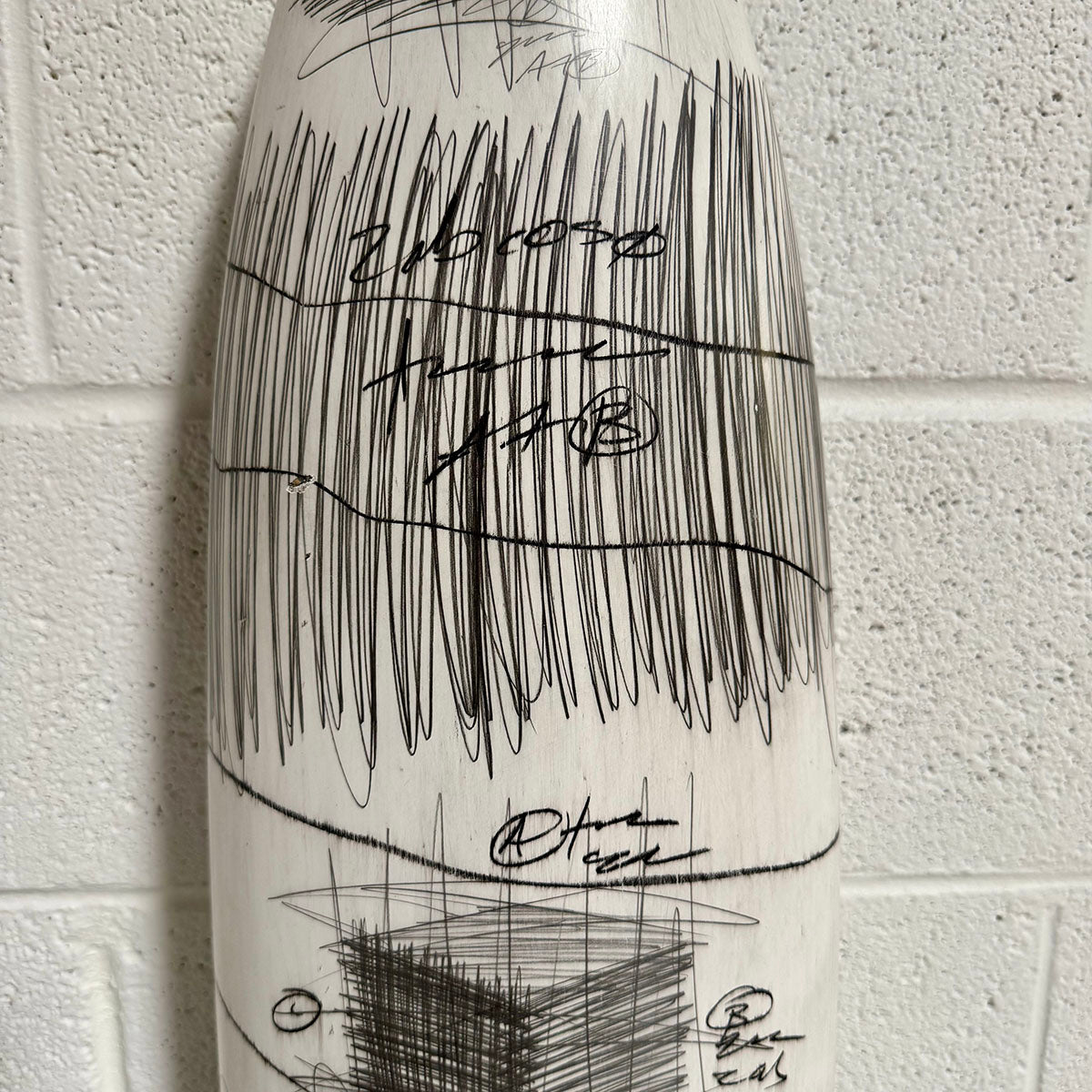 Sketchbook Series Signed Vessel - Unique Handcrafted Art Piece for Home Decor & Gift Giving