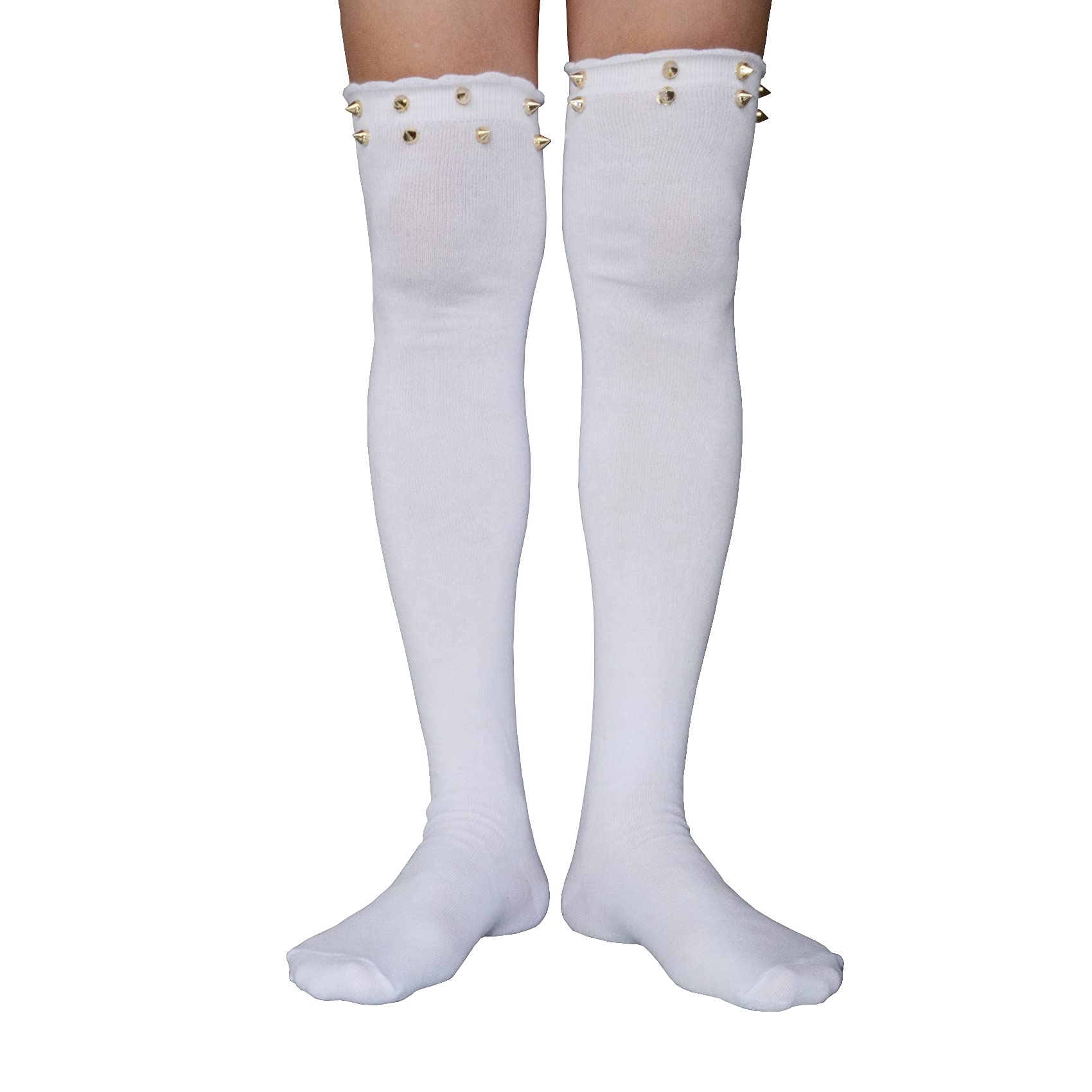 Women's Over Knee Long Tube Thigh High Stockings - Halloween Cosplay Costume Party Accessories (Style W05) | Perfect for Costume Parties, Role Play & Fashion Outfits