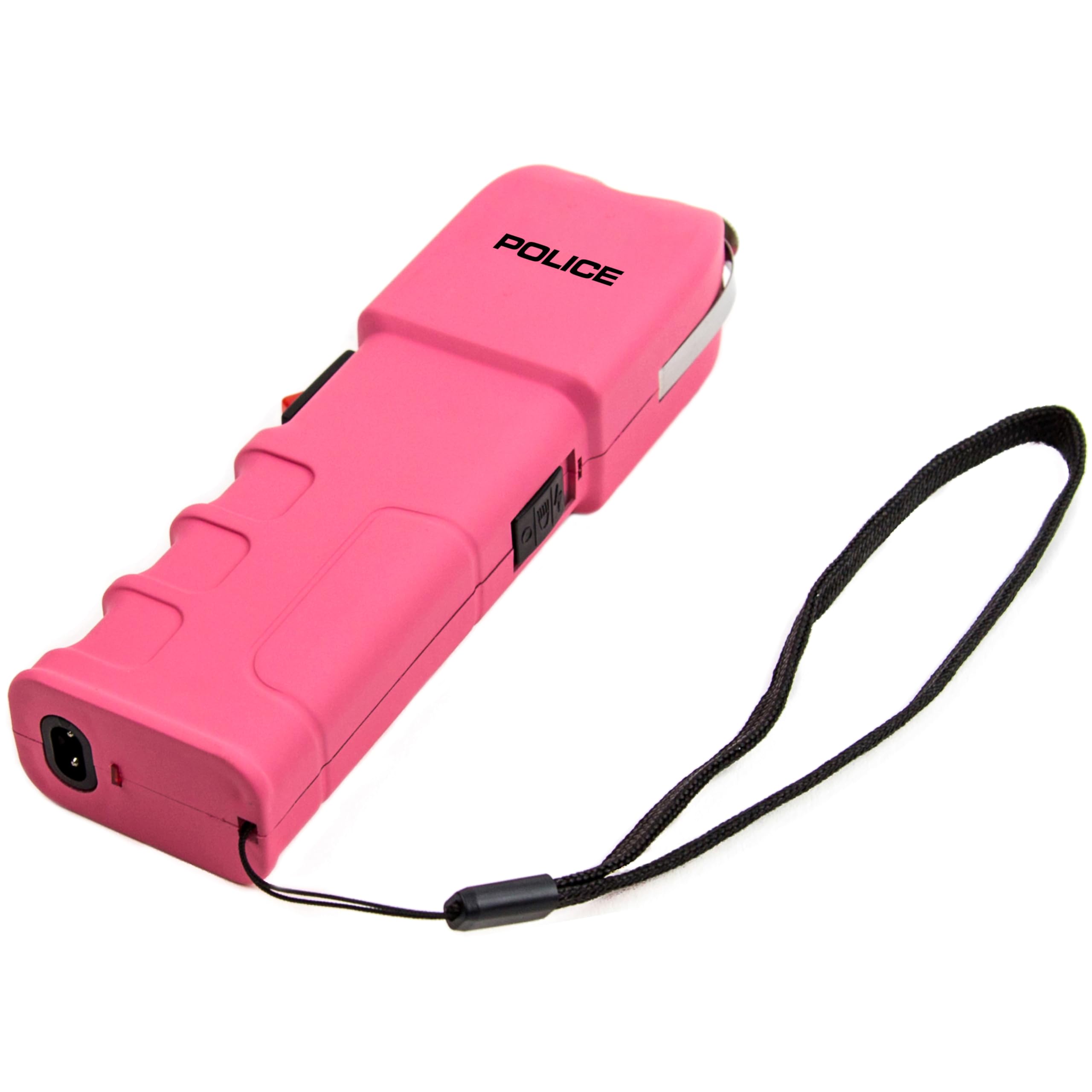 POLICE Stun Gun 928 - High Voltage Rechargeable Self Defense Weapon with LED Flashlight | Compact & Heavy Duty Personal Security for Women (Pink) | Perfect for Night Jogging, Parking Lot Safety & Home Protection