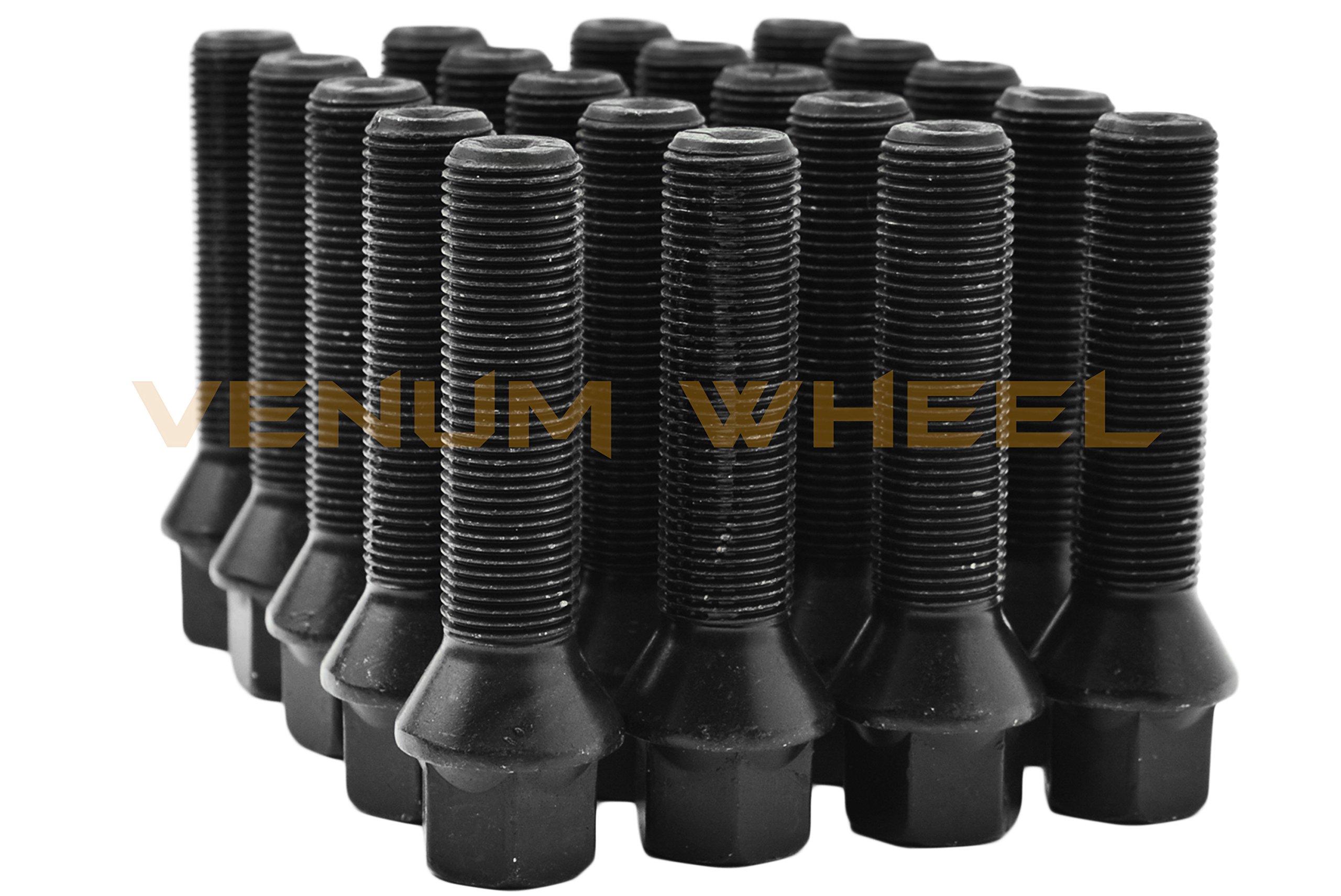 4 Pc W213 Staggered Wheel Spacers Kit (5mm & 10mm) - Hub Centric with 14x1.5 Black Conical Seat Lug Bolts - Compatible with 2017+ Mercedes Benz E200 E250 E300 - Perfect for Enhanced Stance & Factory Wheel Fitment