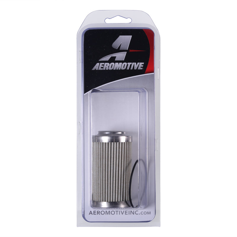 Aeromotive 10 Micron Microglass Fuel Filter Element - Compatible with 12340 & 12350 - High Performance Fuel Filtration for Racing, Marine & Automotive Applications