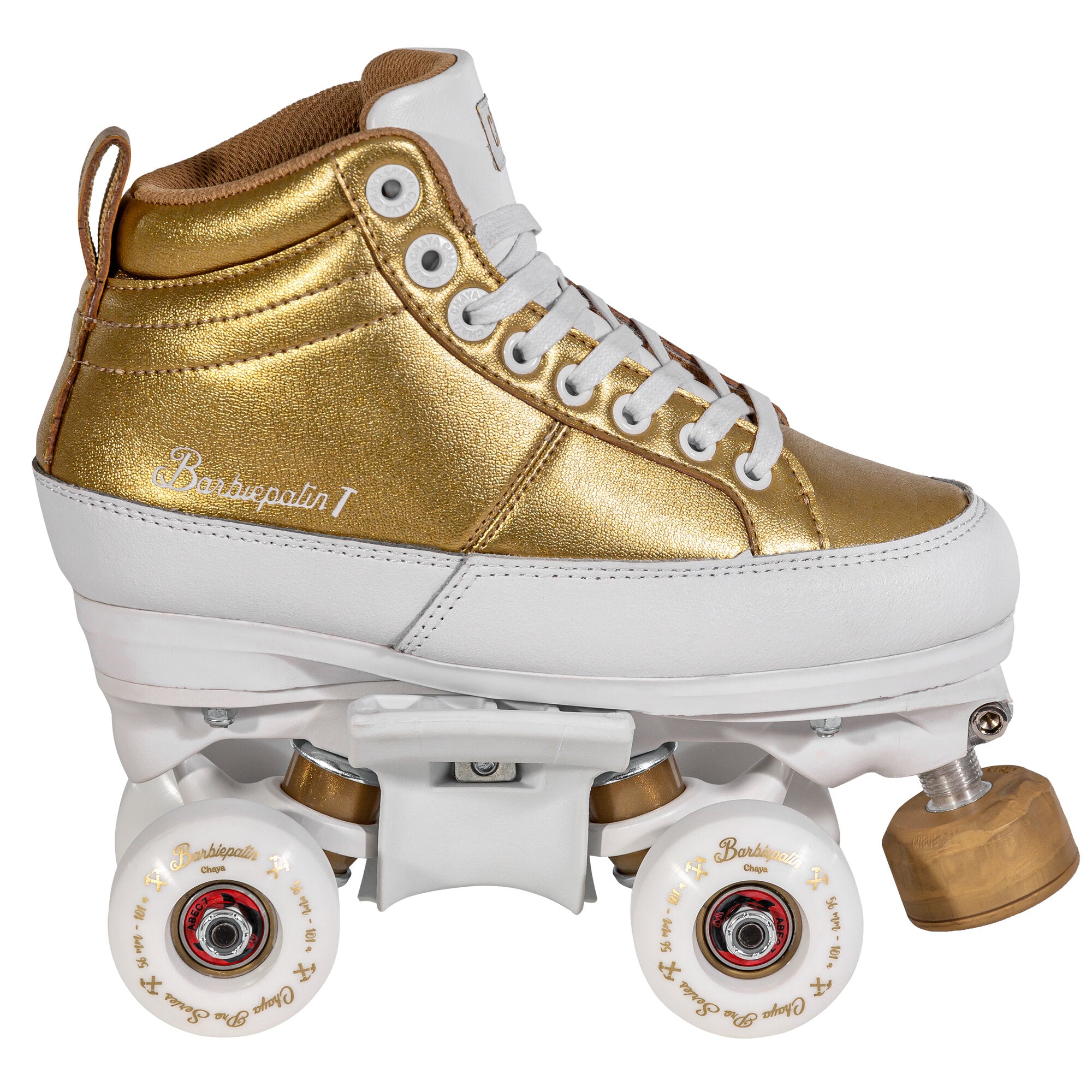 Kismet Barbie Roller Skates in Gold - Perfect for Kids, Girls, and Collectors - Great for Birthday Gifts, Parties, and Outdoor Play