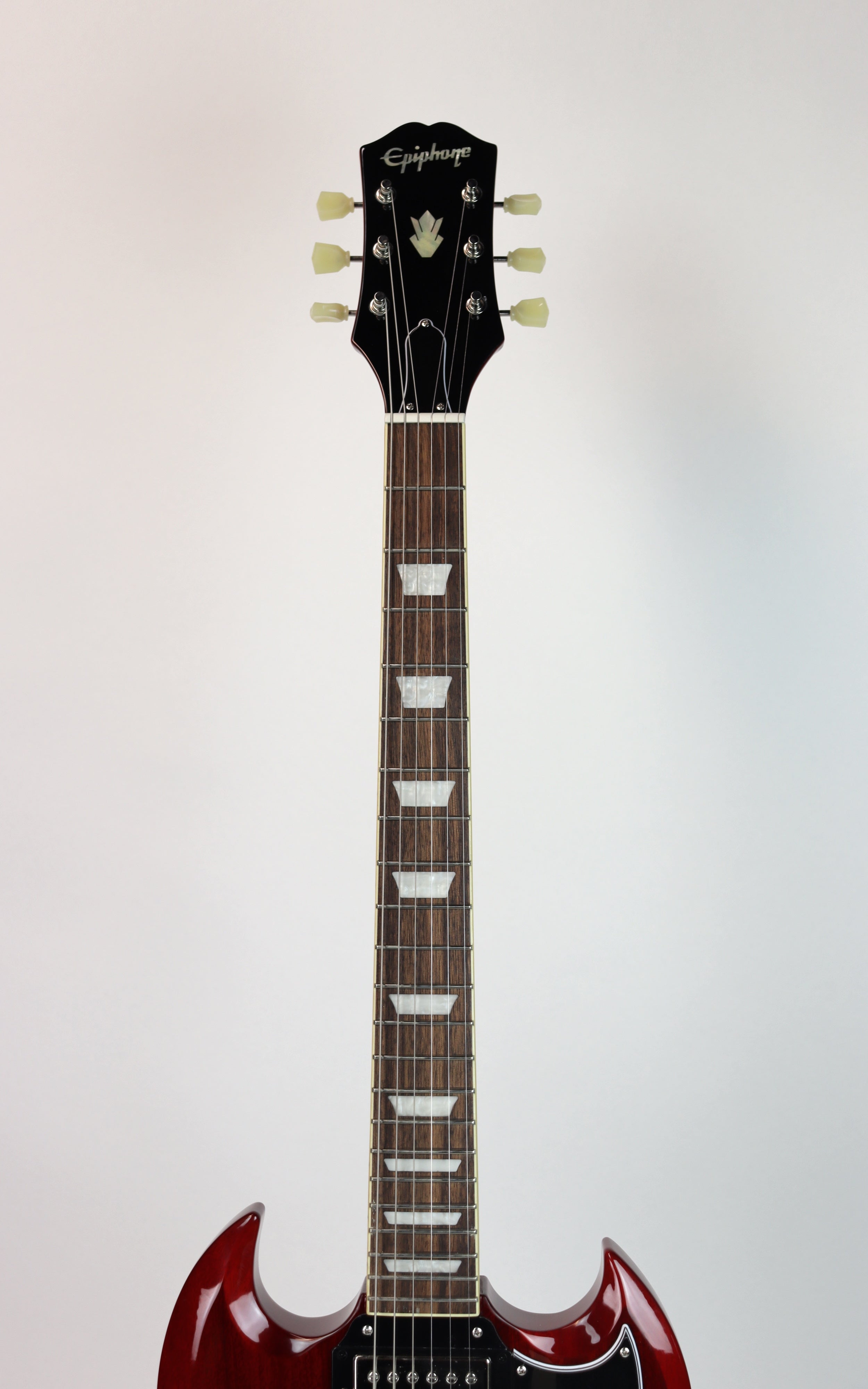 Epiphone SG Standard 60s Electric Guitar with Maestro Vibrola - Vintage Cherry Finish | Perfect for Rock, Blues & Vintage Music Performances