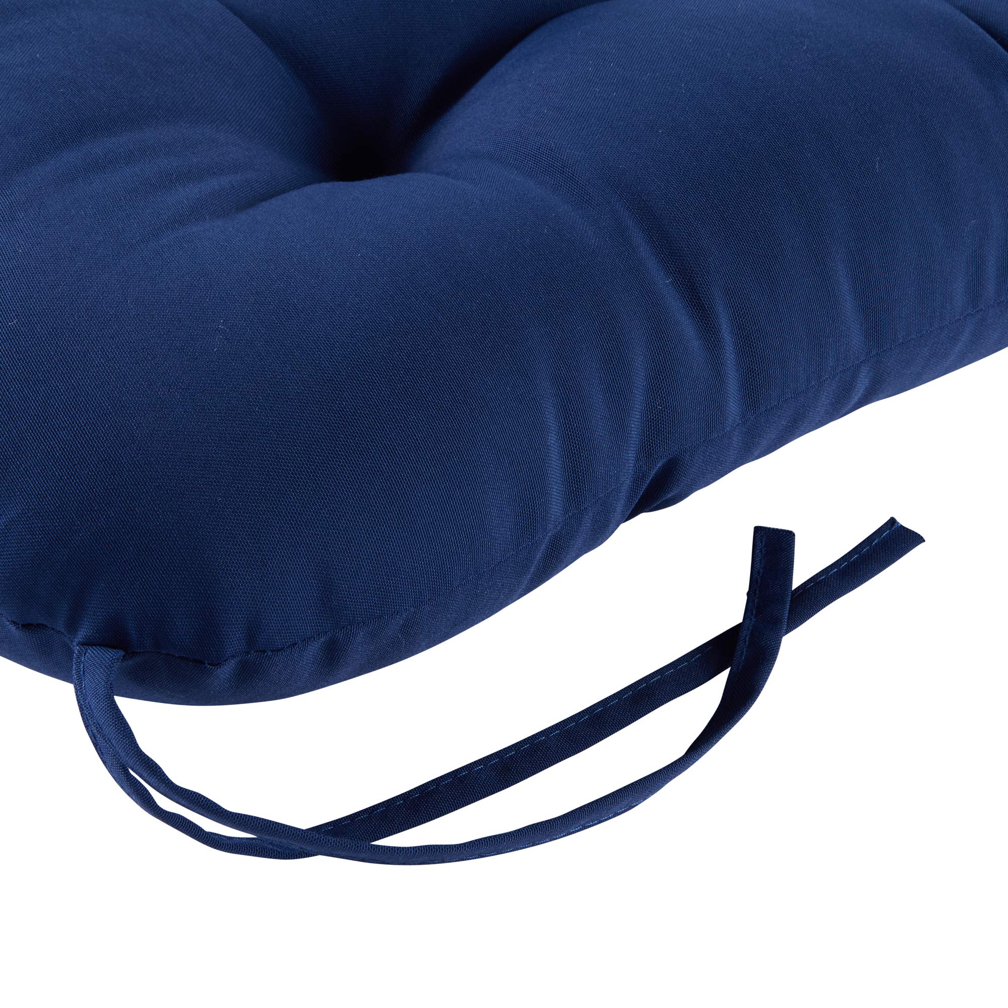 Greendale Home Fashions Outdoor Seat & Back Chair Cushion - Waterproof & UV Resistant - Blue Patio Furniture Cushion (Pack of 1) - Perfect for Poolside Lounging, Garden Chairs & Deck Furniture