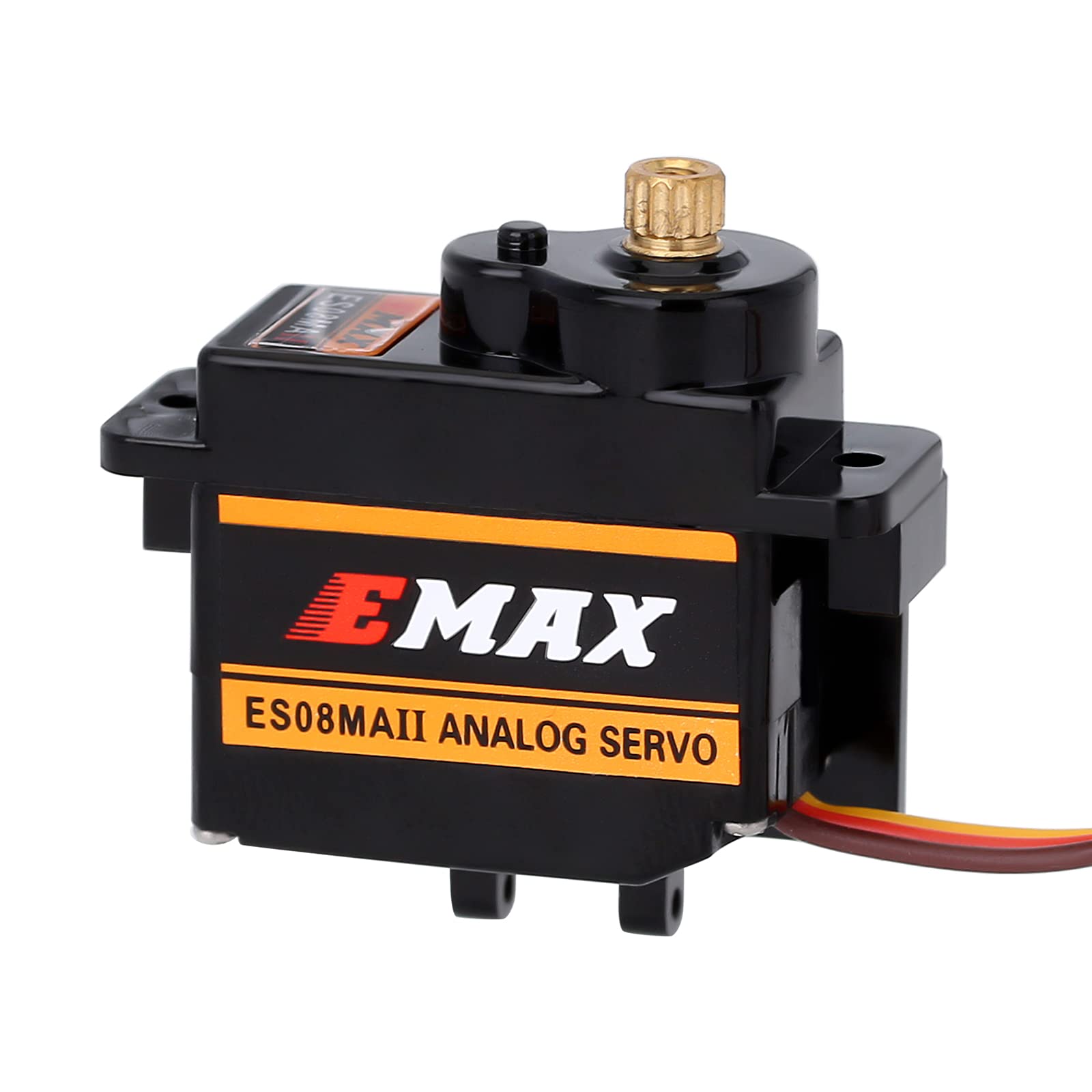 INJORA 2PCS EMAX ES08MAII 12g Analog RC Servo for AX24 1/24 Scale RC Crawler Car - SCX24 Upgrade Parts - Compatible with RC Cars, Boats & Models - Perfect for Crawling, Off-Roading & DIY RC Projects