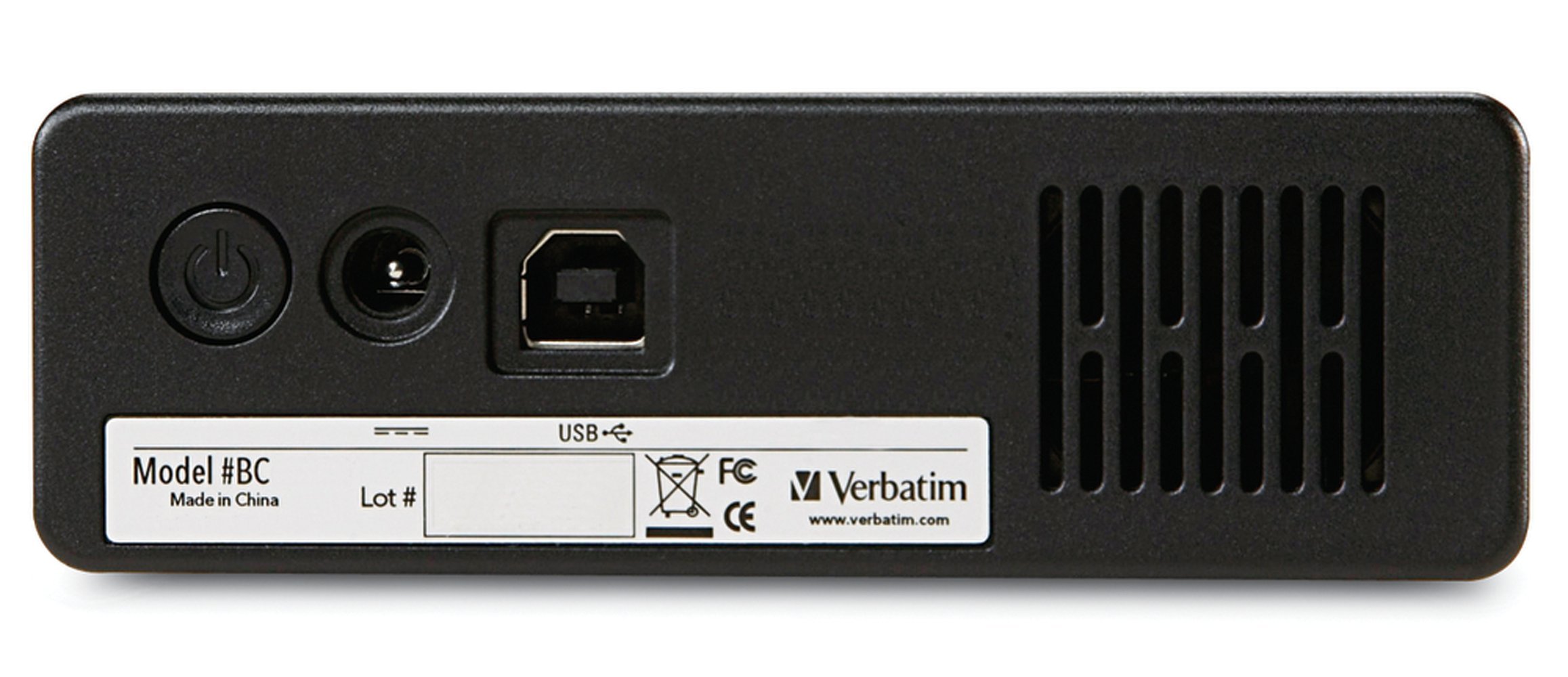 Verbatim 2TB USB 3.0 External Hard Drive for PC, Mac, Laptop - High-Speed Data Storage Backup (Black) | Perfect for Office, Home & Gaming Storage Solutions