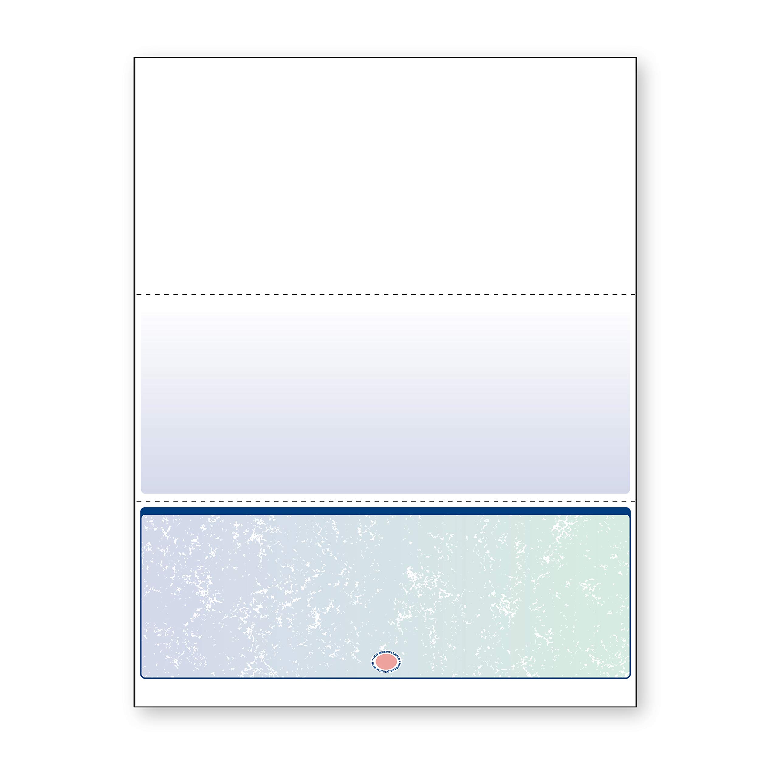 DocuGard Blue/Green Premier Prismatic High Security Check Paper - 500 Blank Business Checks for Laser & Inkjet Printers - 13 Advanced Security Features (04537) - Ideal for Fraud Protection & Professional Financial Transactions
